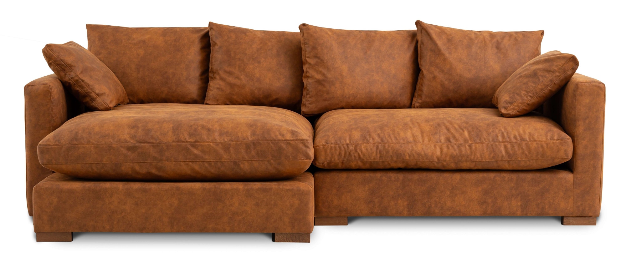 Home affaire Ecksofa »Coray«, Breite 266 cm, extra weich und kuschelig, mit Federn und Daunen