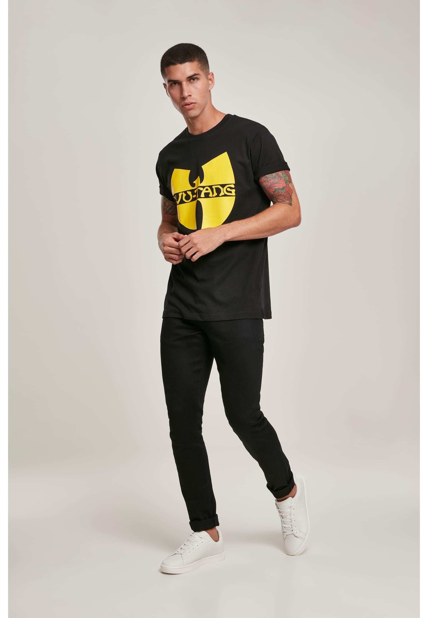 MisterTee T-Shirt »MisterTee Herren Wu-Wear Logo T-Shirt«, (1 tlg.)
