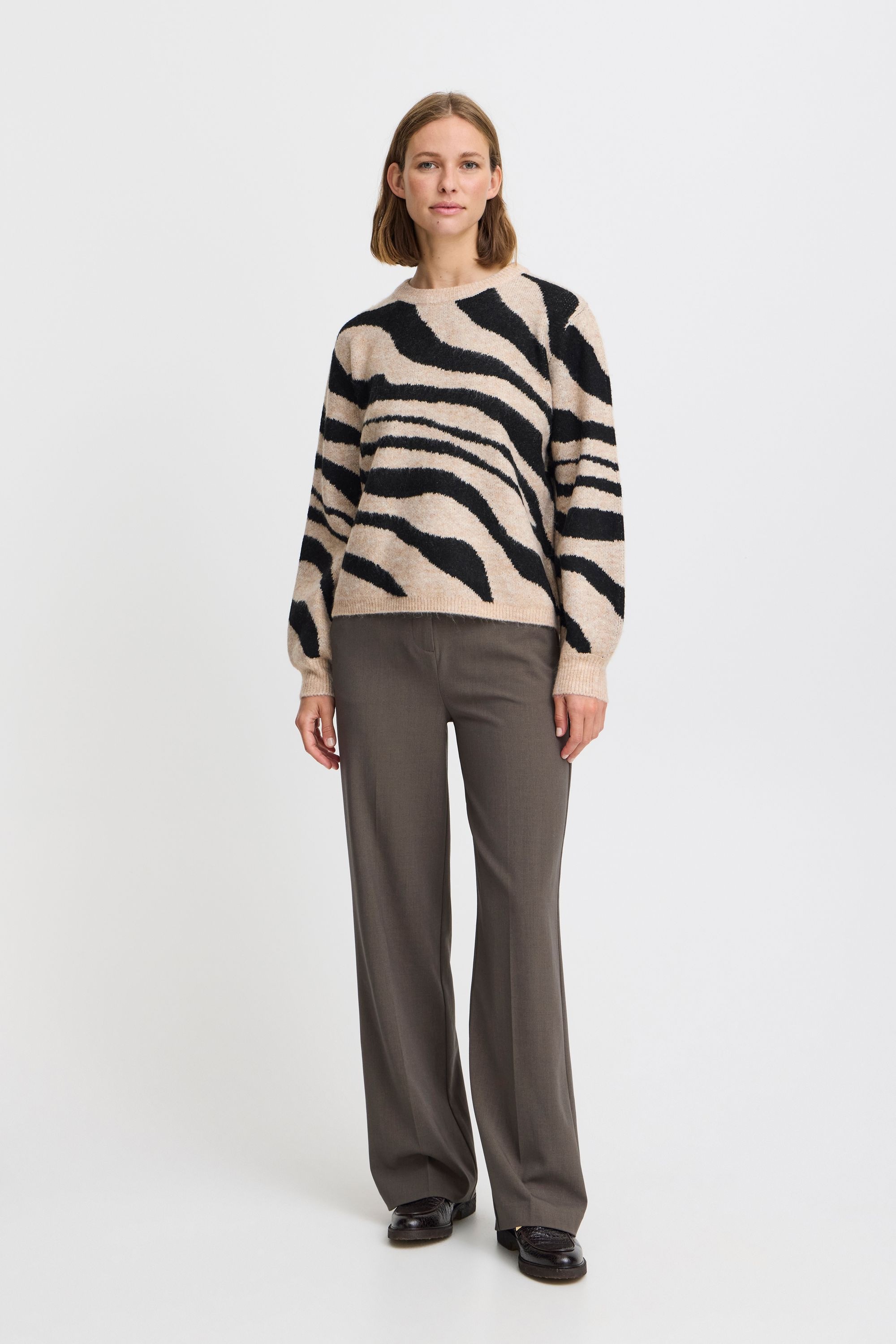 b.young Strickpullover »Strickpullover BYBXMINYA ANIMAL JUMPER -«