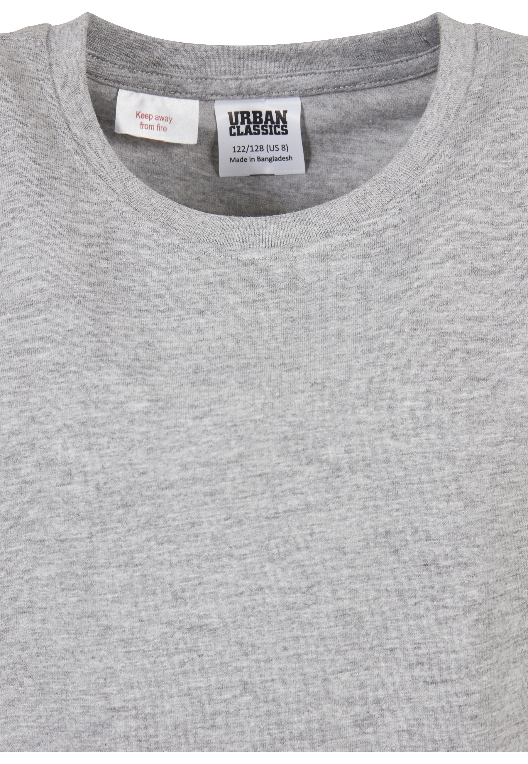 URBAN CLASSICS Kurzarmshirt »Urban Classics Herren Boys Long Shaped Turnup Tee 2-Pack« 1 Stk.