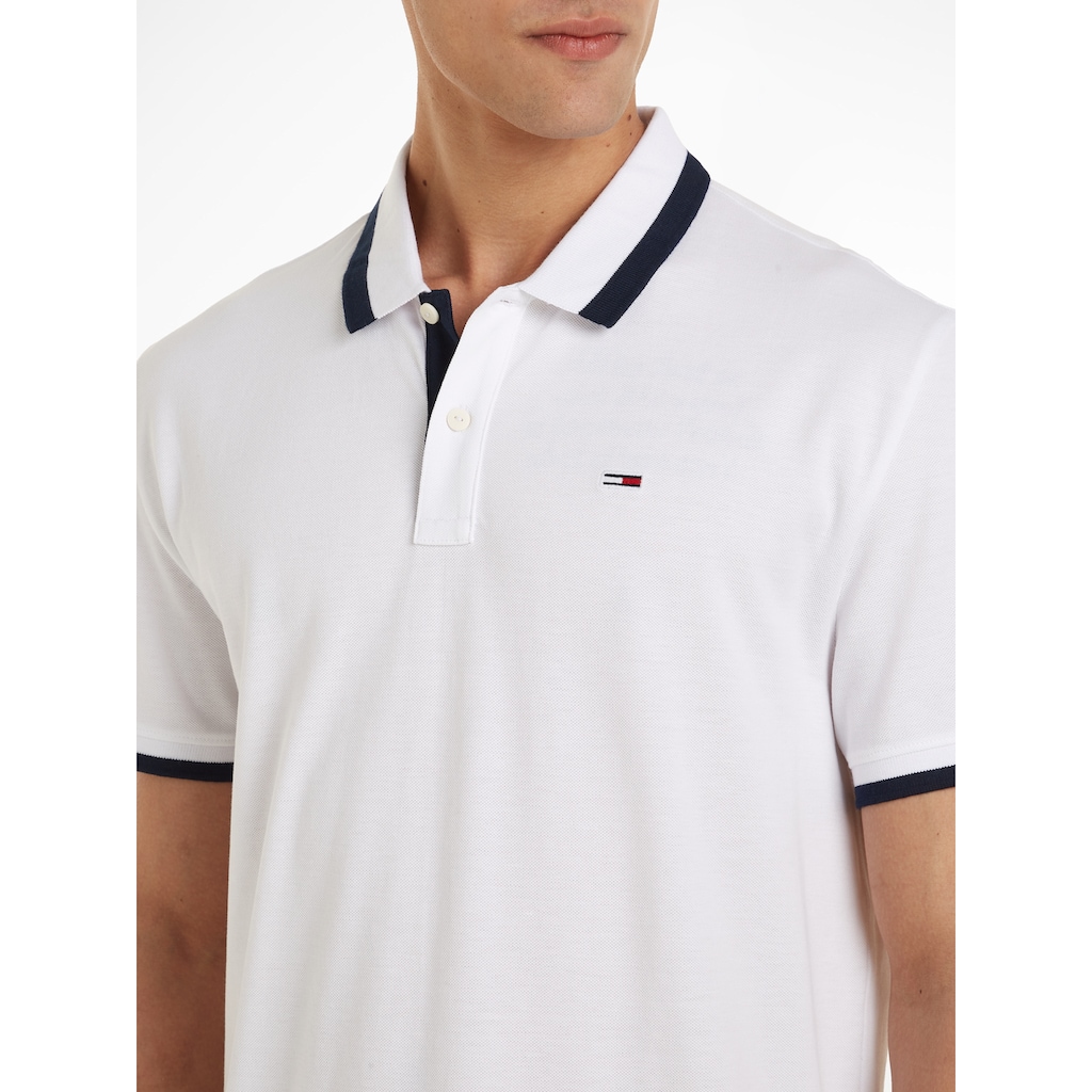 Tommy Jeans Poloshirt »TJM REG SOLID TIPPED POLO«, mit Polokragen