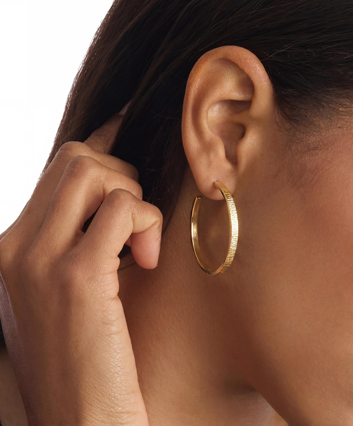 Calvin Klein Paar Creolen »SOPHISTICATED TEXTURE«