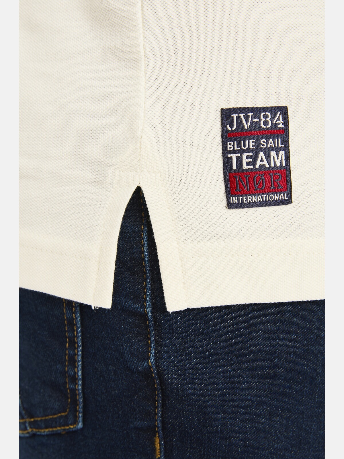 Jan Vanderstorm Poloshirt »Doppelpack Poloshirt ELJAR«, (2 tlg.), mit lässigen Saumschlitzen