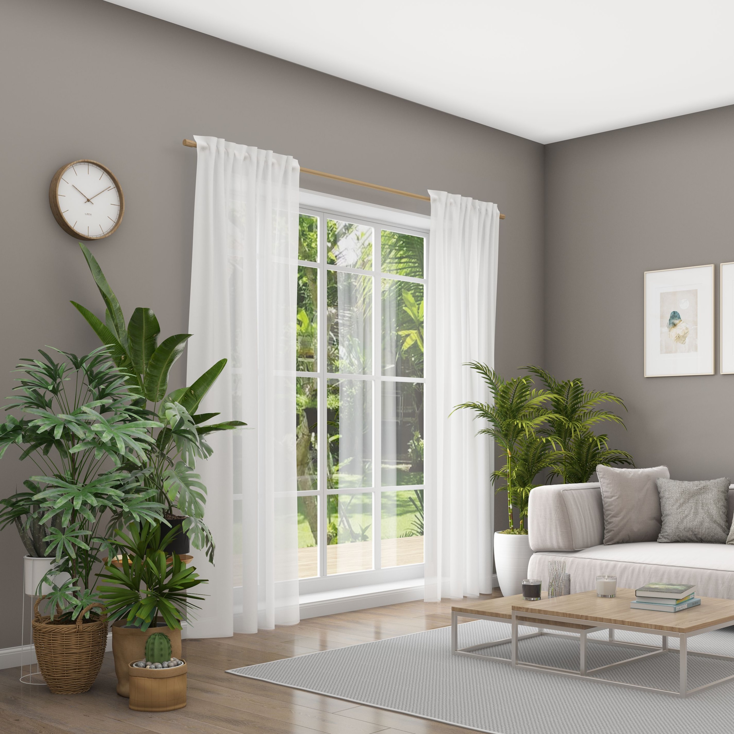 Neutex for you "Kiss" verdeckte Schlaufen 1 tlg. HxB: 245x142, Schal mit ve günstig online kaufen