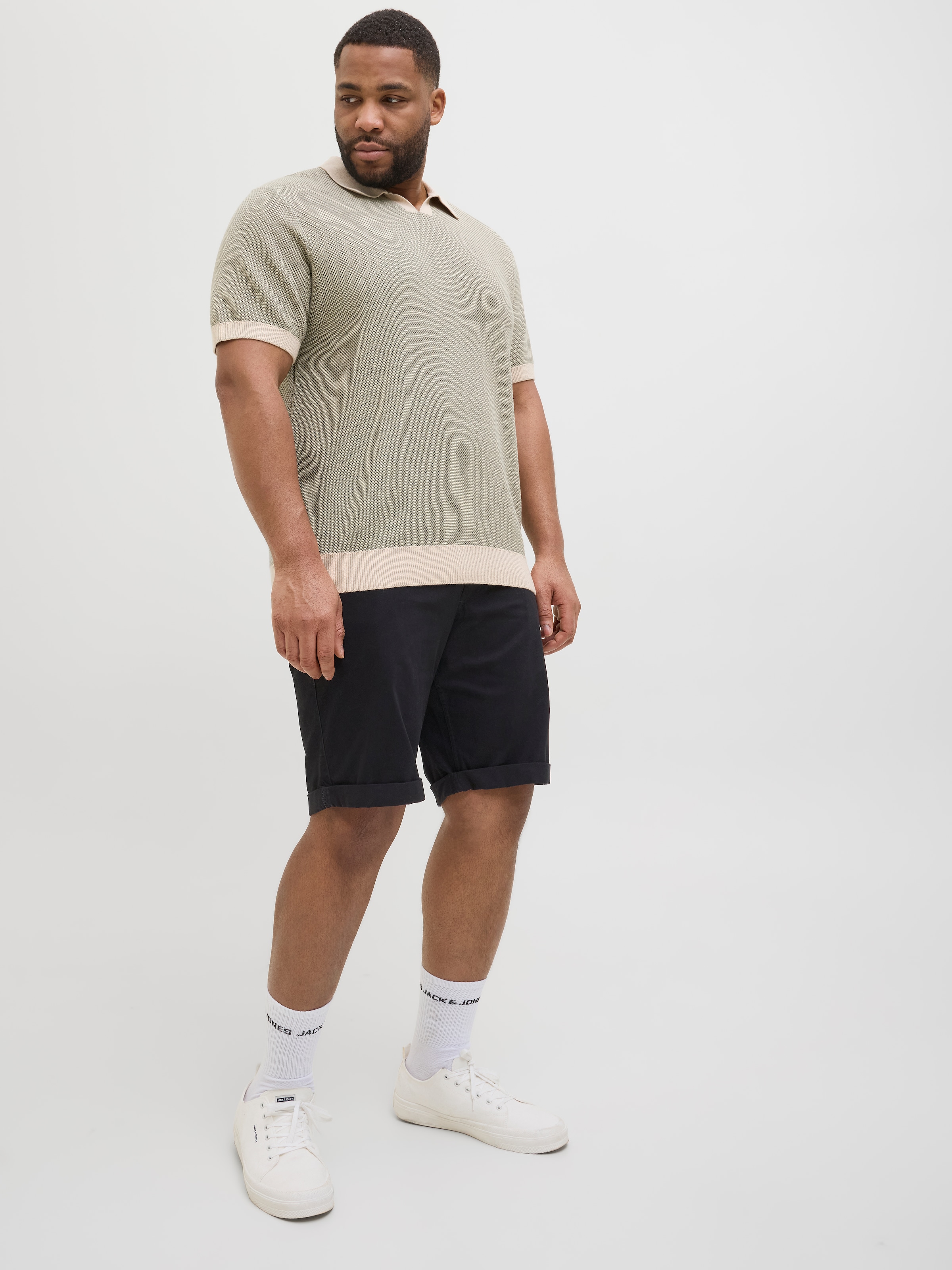 Jack & Jones PlusSize Chinoshorts »JPSTDAVE JJCHINO SHORTS SN AKM PLS«
