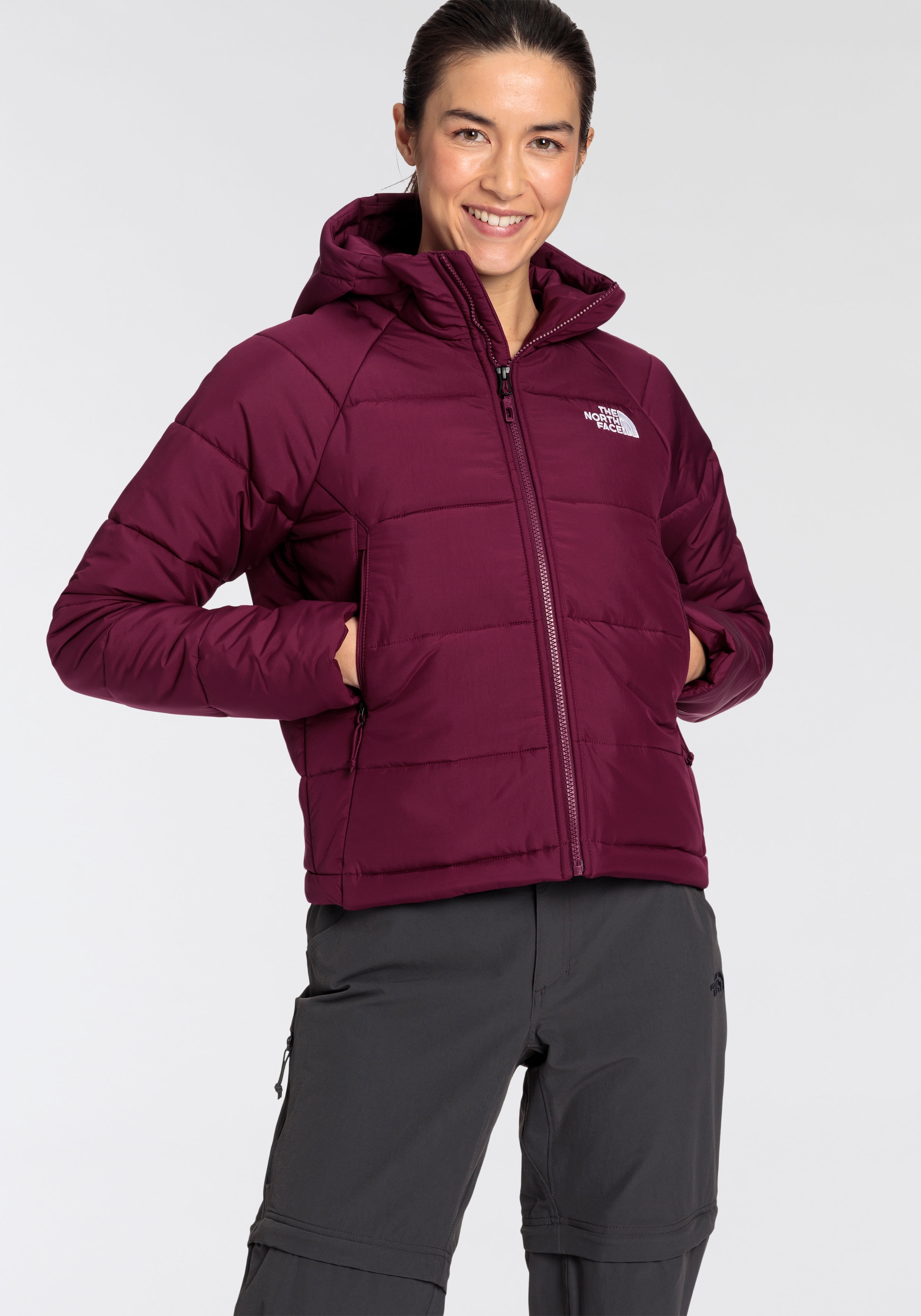 The North Face Funktionsjacke "W HYALITE SYNTHETIC HOODIE", mit Kapuze, mit Logodruck