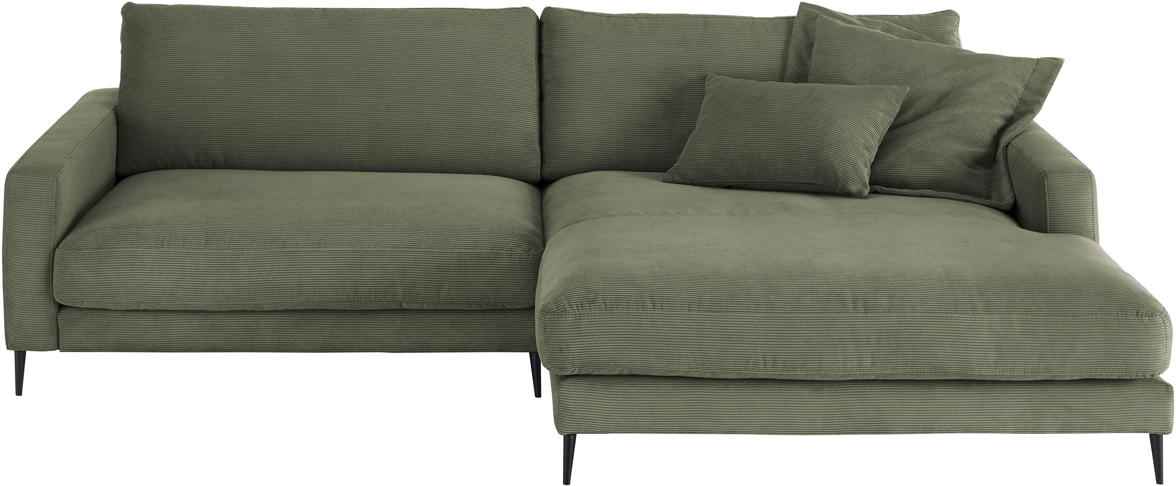 INOSIGN Ecksofa "Downtown, B/T/H: 272/190/84 cm L-Form" weicher Sitzkomfort günstig online kaufen