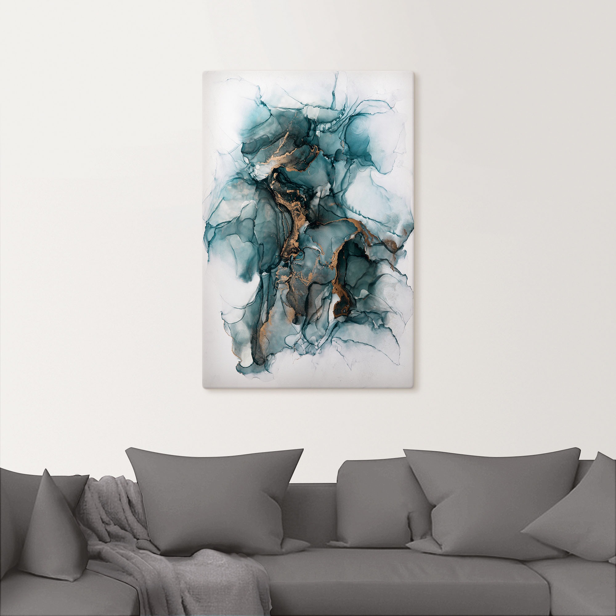 Artland Leinwandbild "Samurai" Gegenstandslos 1 Stk. tlg. als Alubild, Outd günstig online kaufen