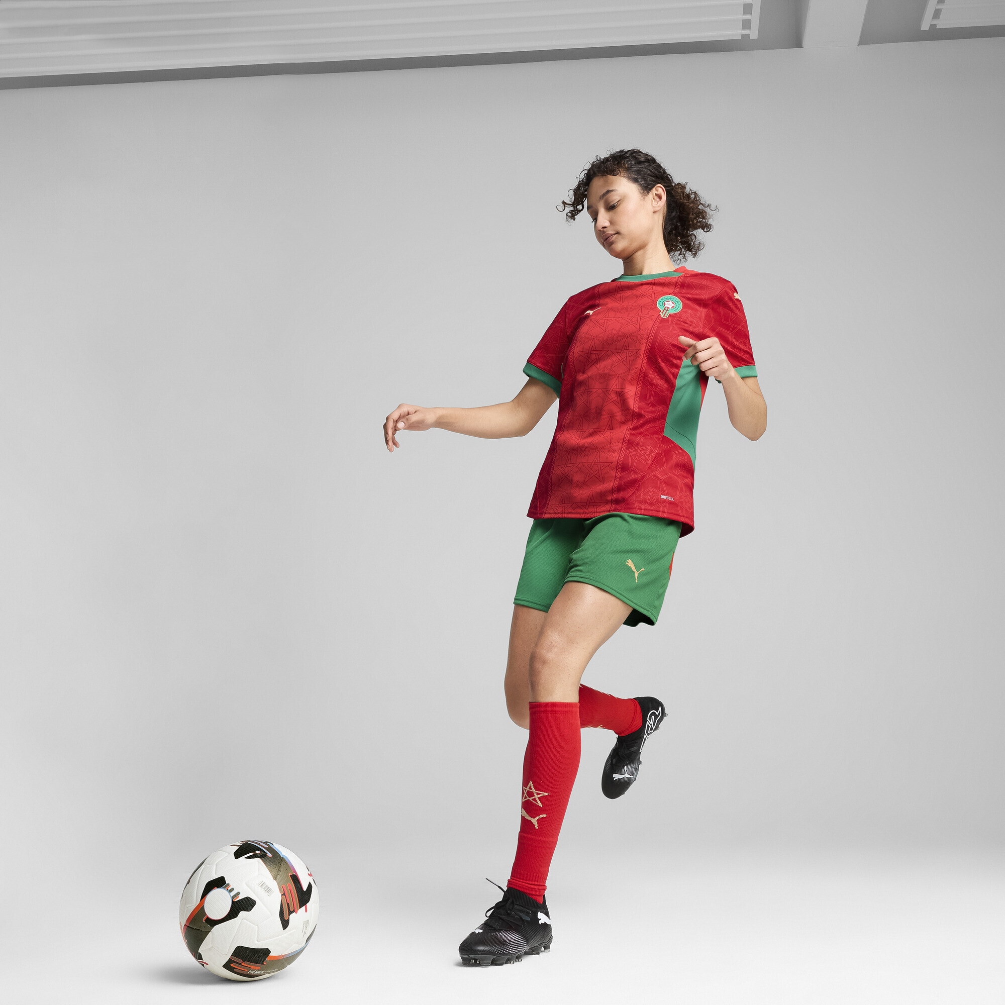 PUMA Sporthose »Marokko 2025 Shorts Damen«