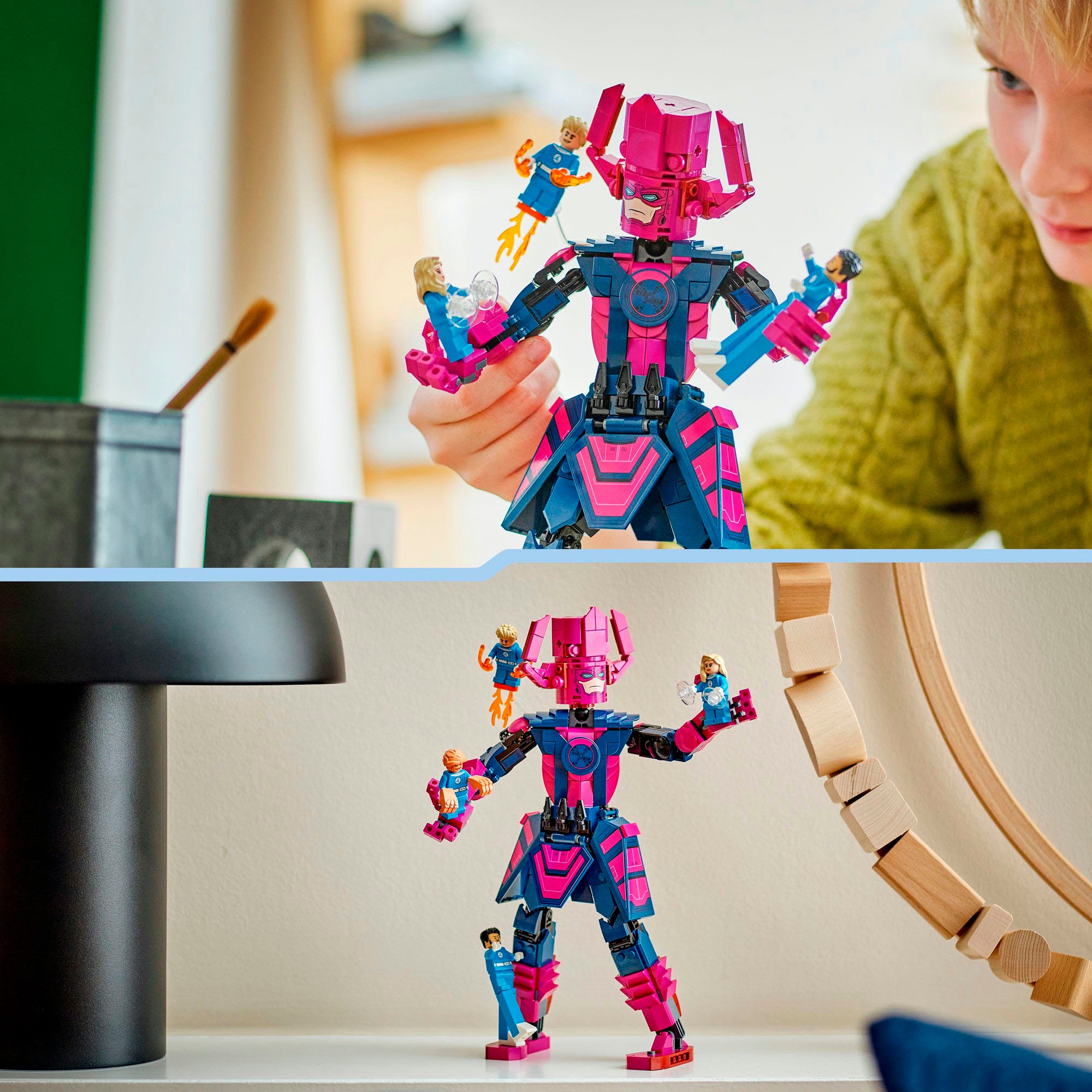LEGO® Konstruktionsspielsteine »Fantastic Four vs. Galactus Baufigur (76316), LEGO Super Heroes«, (427 St.), Made in Europe