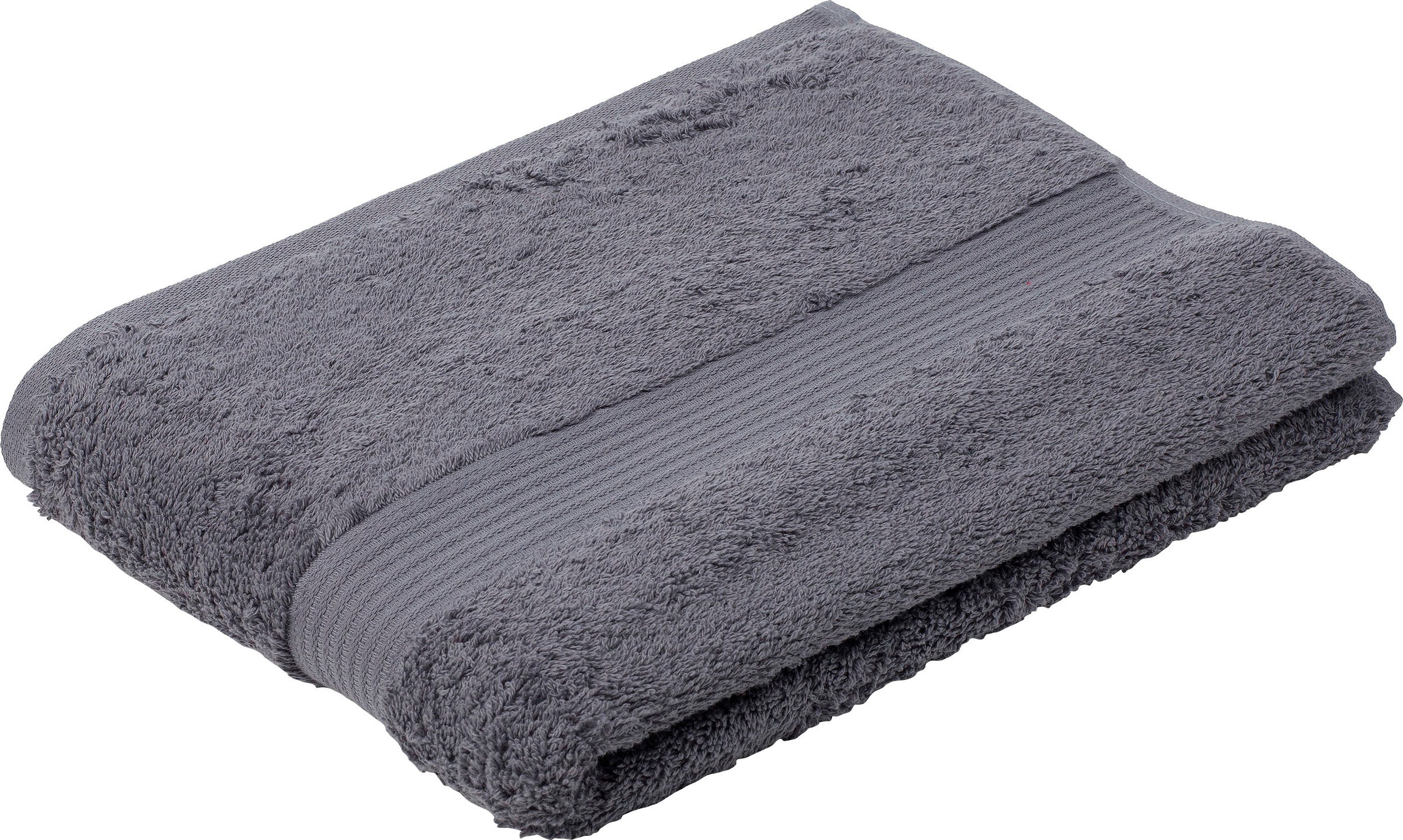 Gözze Badetuch "New York" moderne Uni-Farben, strukturierte Borte, 100% Bau günstig online kaufen