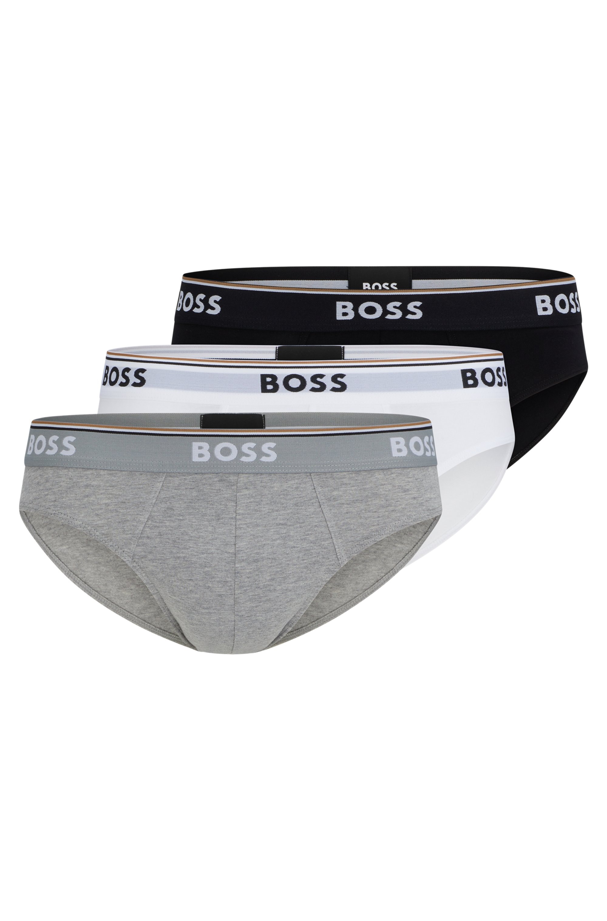 BOSS Slip, 3er-Packer Packung, mit Logo Webbund günstig online kaufen
