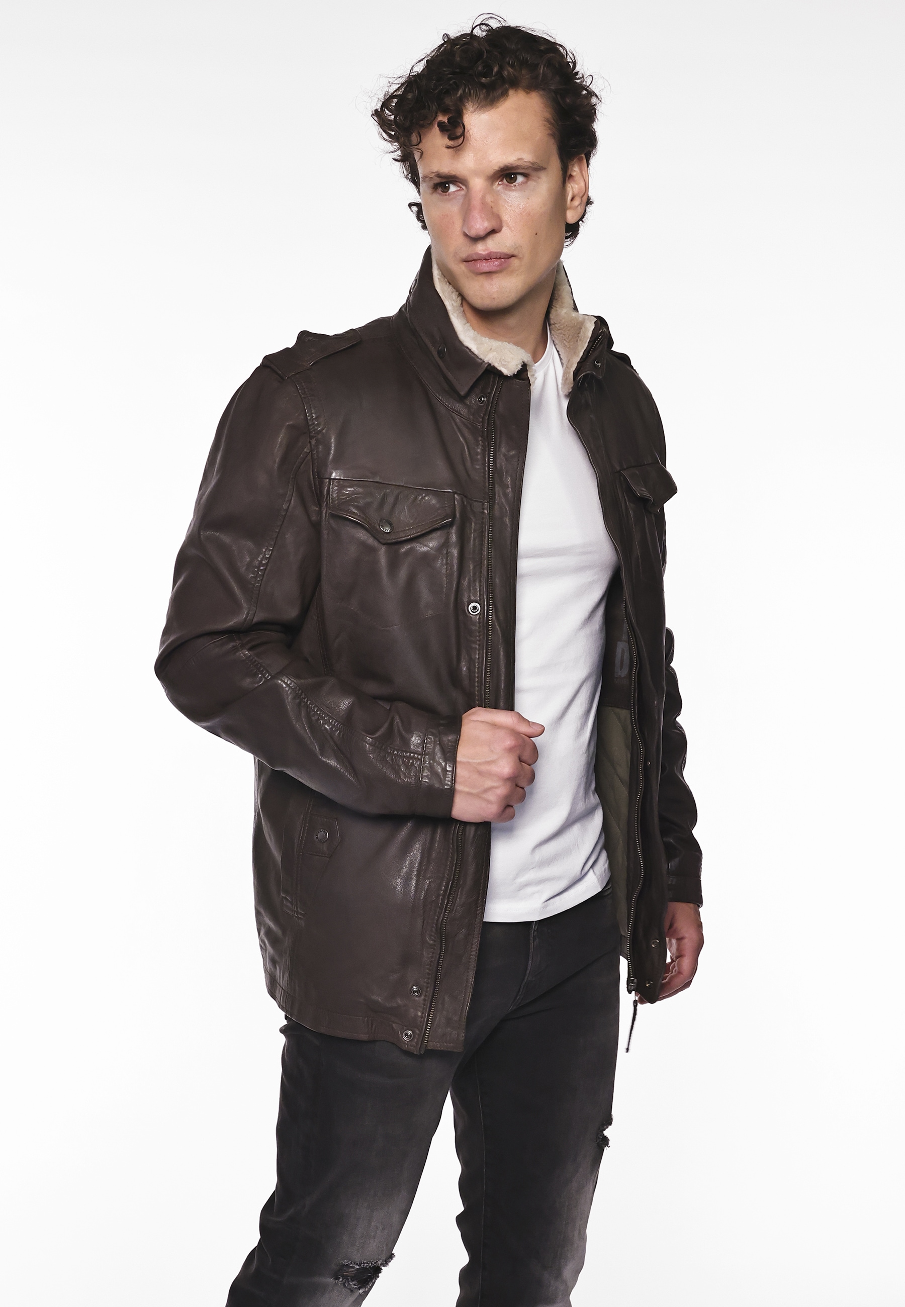 MUSTANG Lederjacke »Reineke«