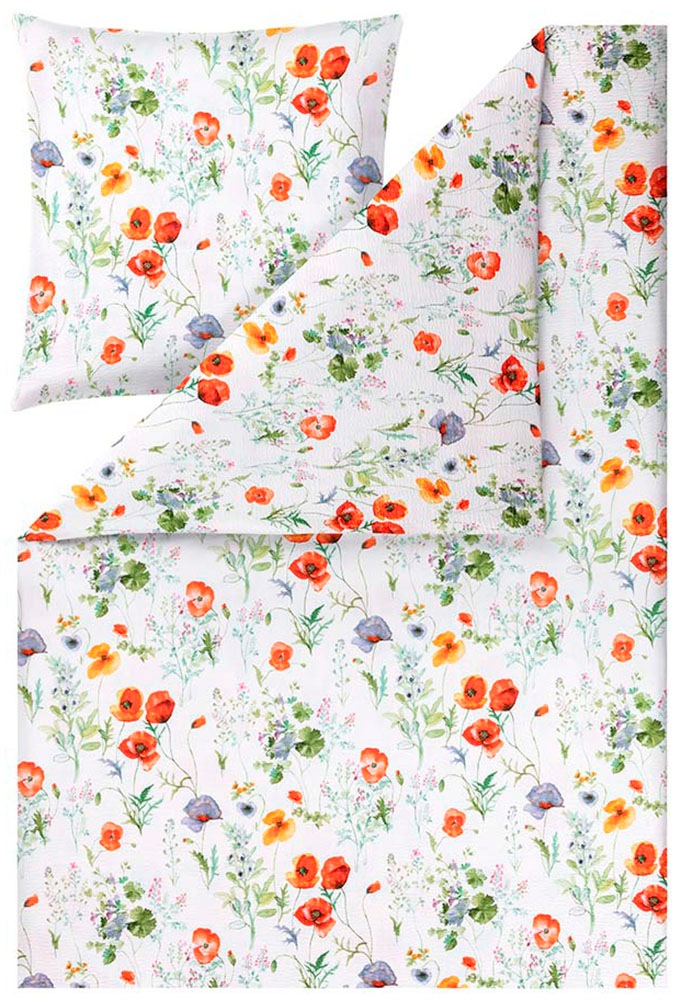 Estella Bettwäsche "Mireille" 2 tlg. Hochwertiger Seersucker aus 100% Baumw günstig online kaufen