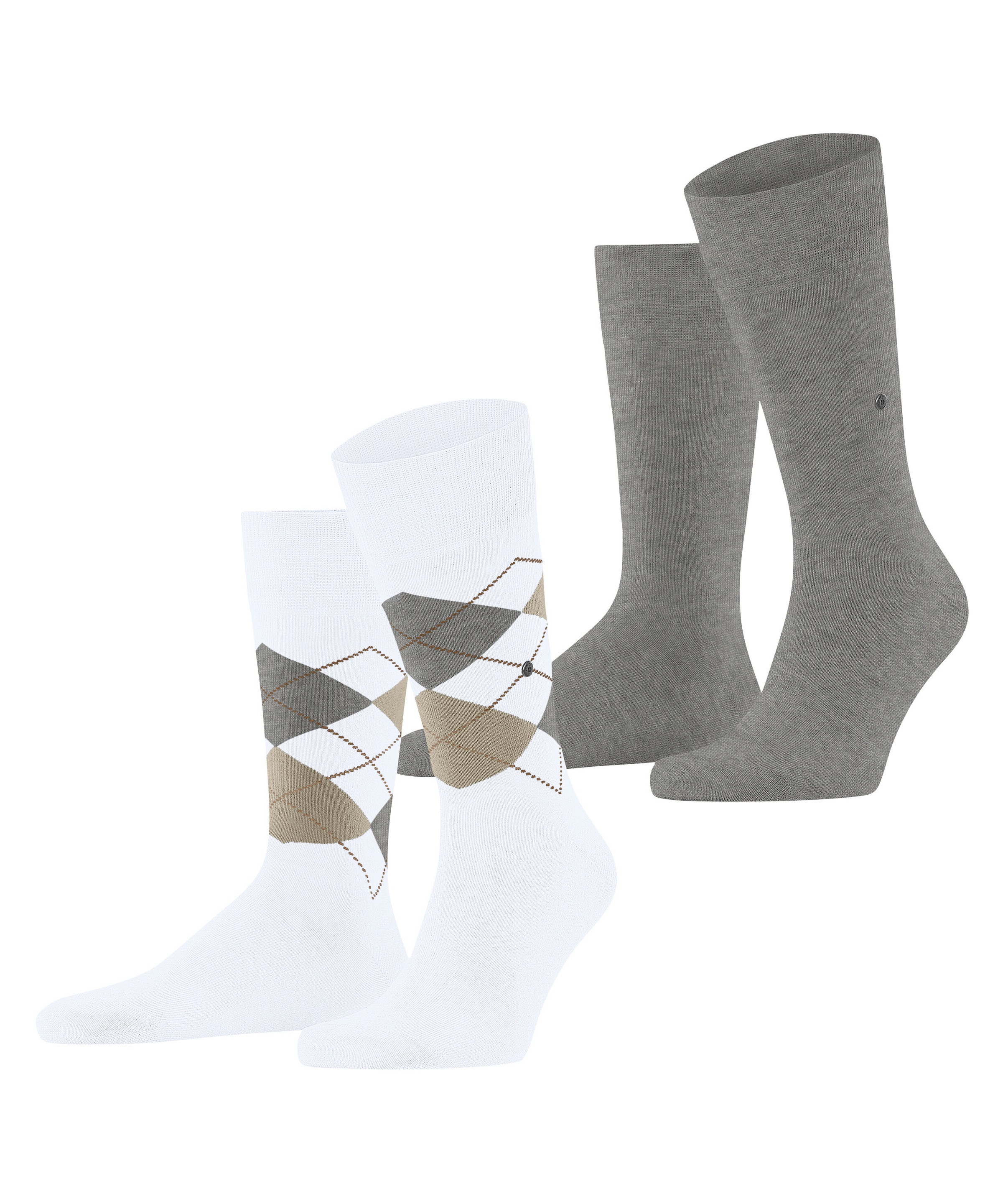 Burlington Socken »Everyday Argyle Mix 2-Pack« 2 Paar tlg.