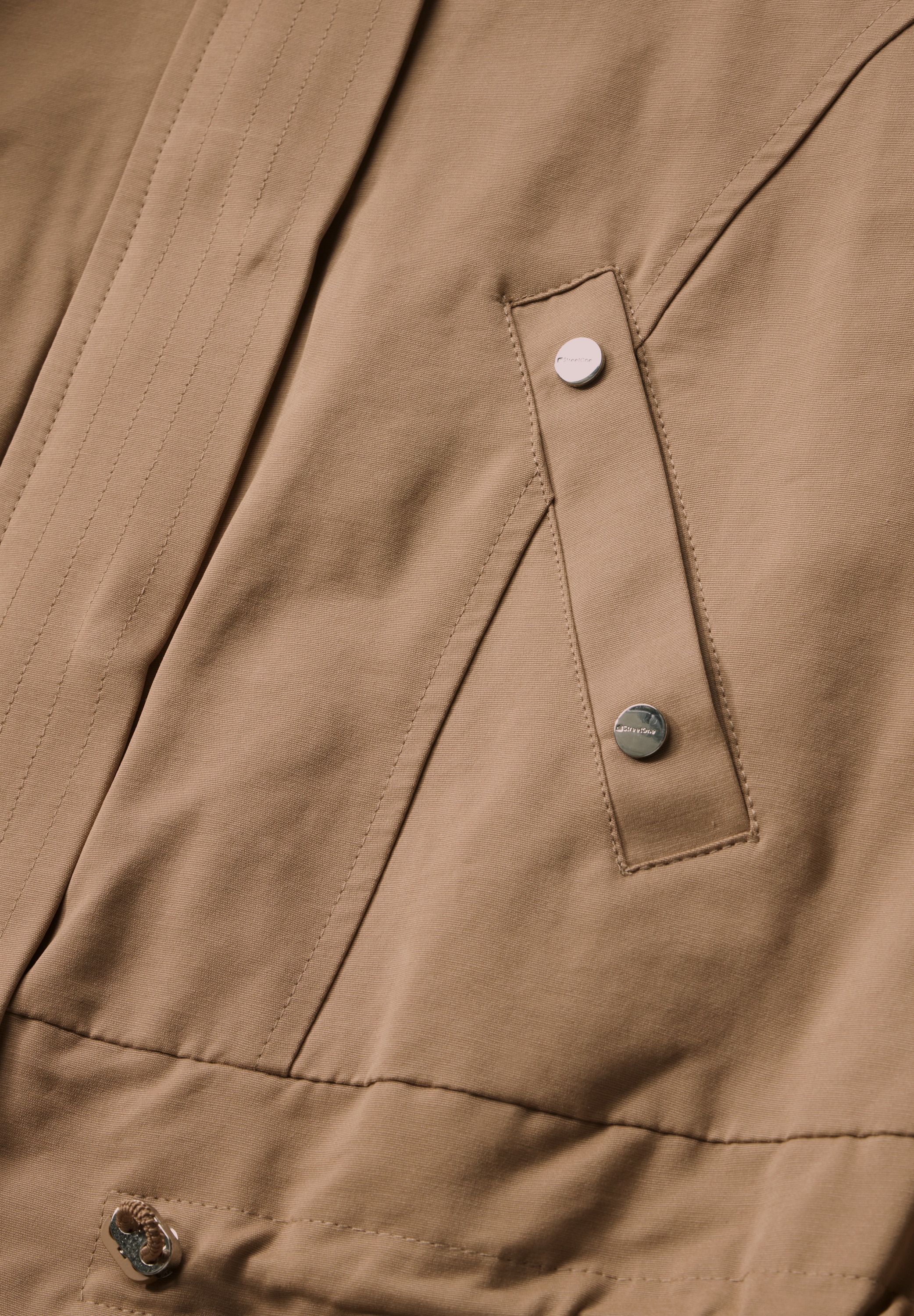 STREET ONE STUDIO Parka, mit Kapuze, mit Tunnelzug am Saum