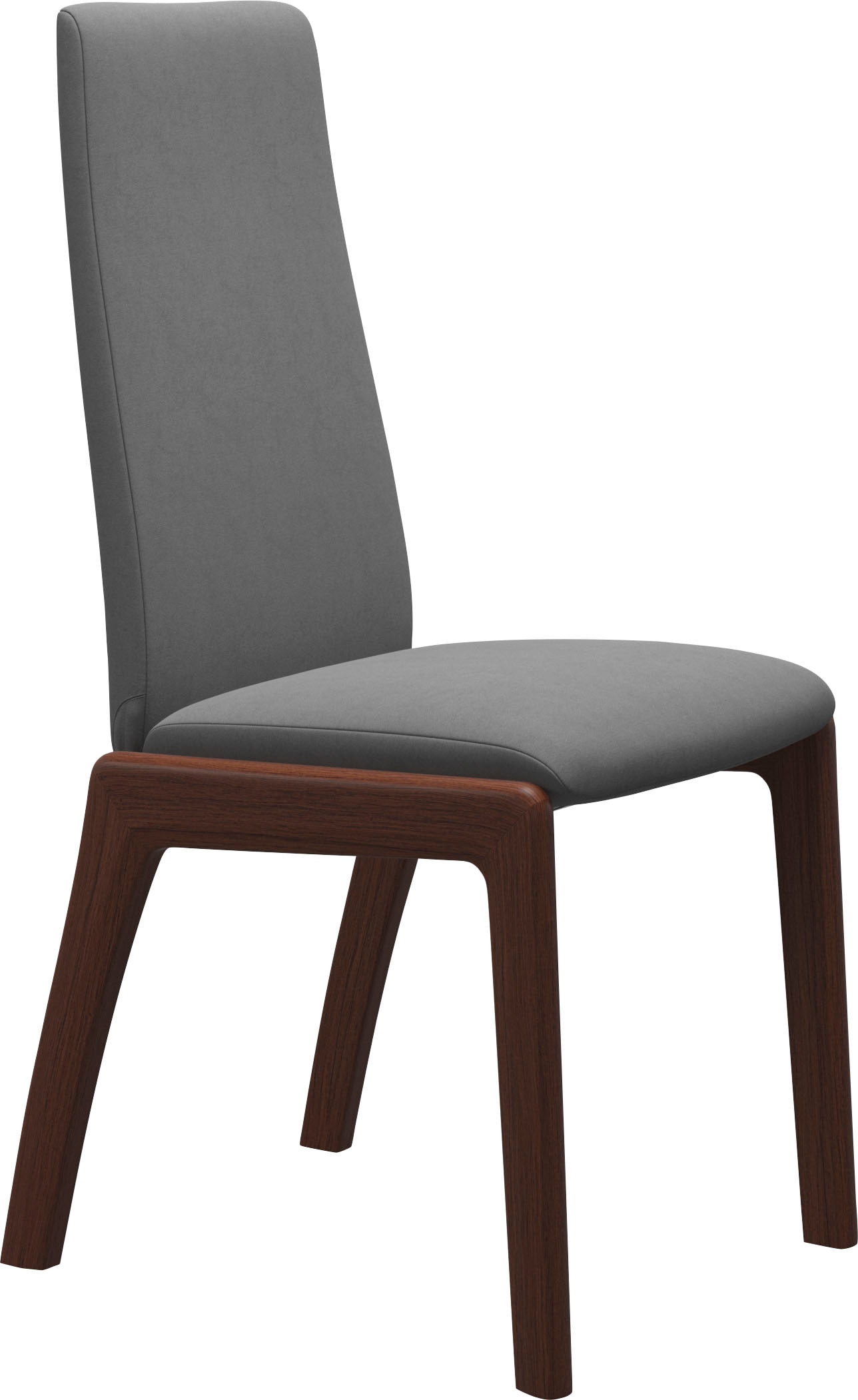 Stressless® Polsterstuhl »Laurel«, Microfaser DINAMICA, Low Back, Größe L, mit abgerundeten Beinen in Walnuss