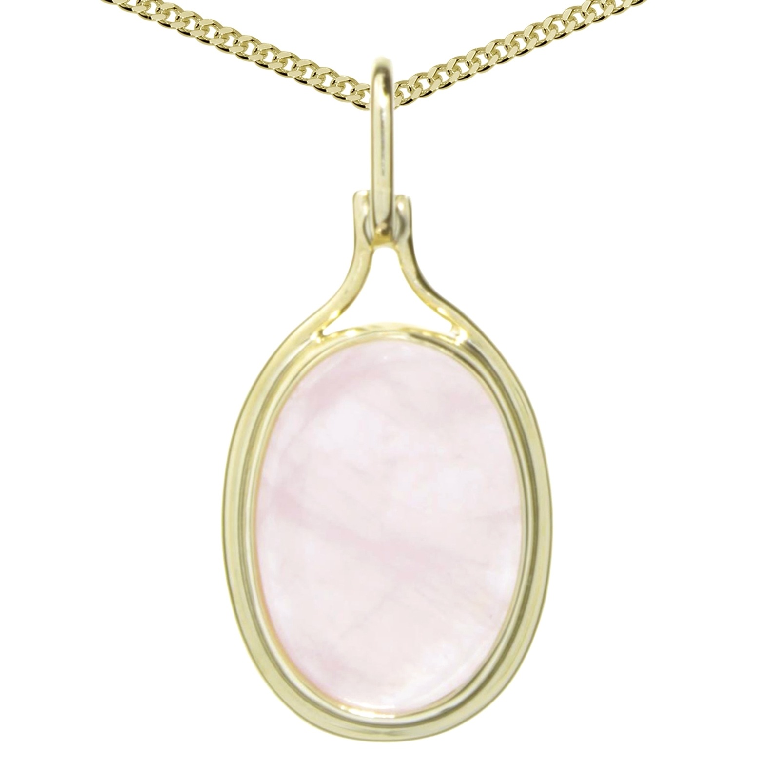 Ostsee Schmuck Kette Mit Anhanger Marga Gold 333 000 Rosenquarz Online Kaufen Baur