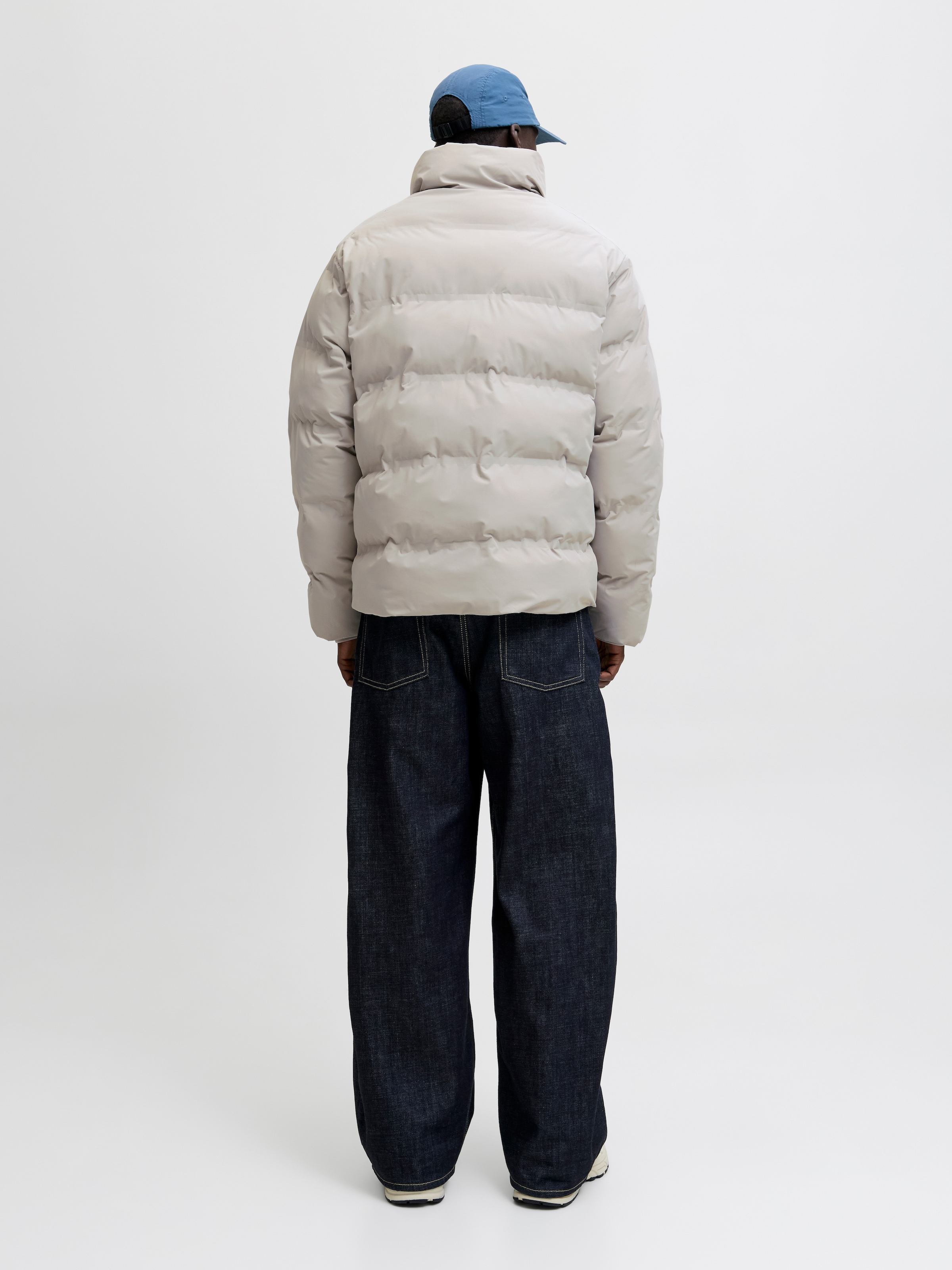 Jack & Jones Steppjacke »JJESOHO PUFFER COLLAR SN«, ohne Kapuze