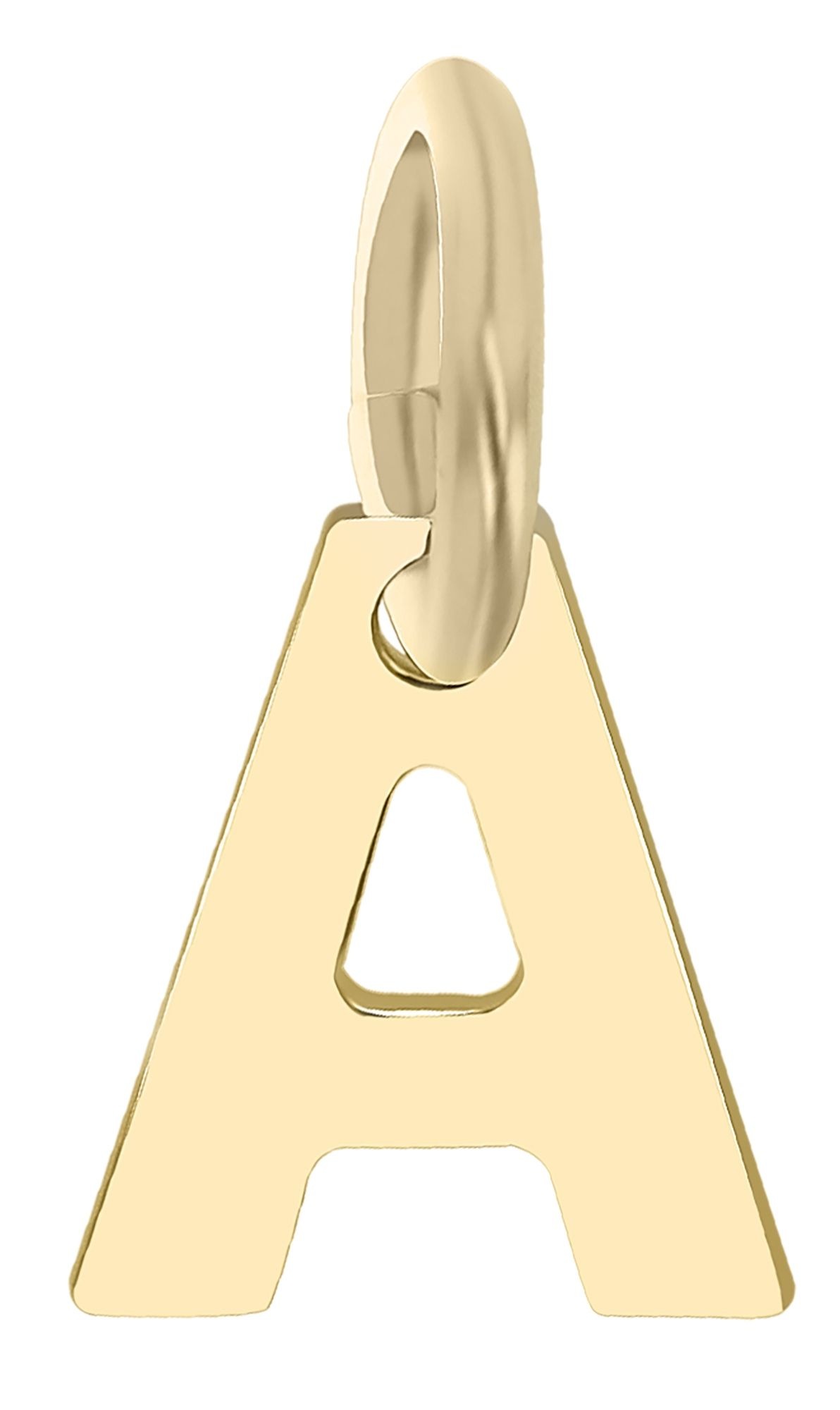 Adelia´s Buchstabenanhänger »Unisex Anhänger – Buchstabe N Buchstabenanhänger aus 375 Gold«  Ideal zum Verschenken – schlicht und stilvoll