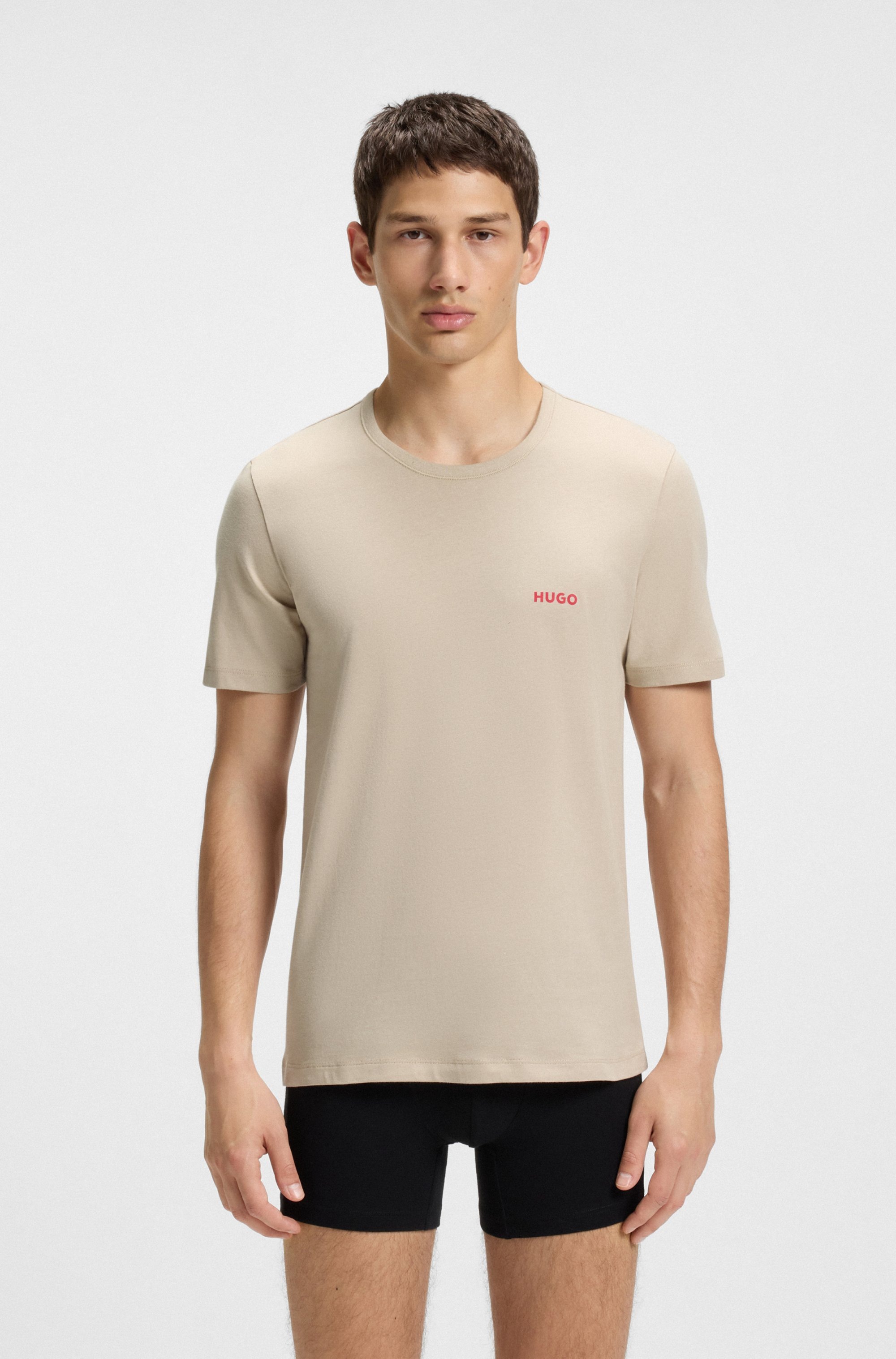 HUGO Underwear T-Shirt »RN TRIPL«, (Packung, 3 tlg.), mit Rundhalsausschnitt