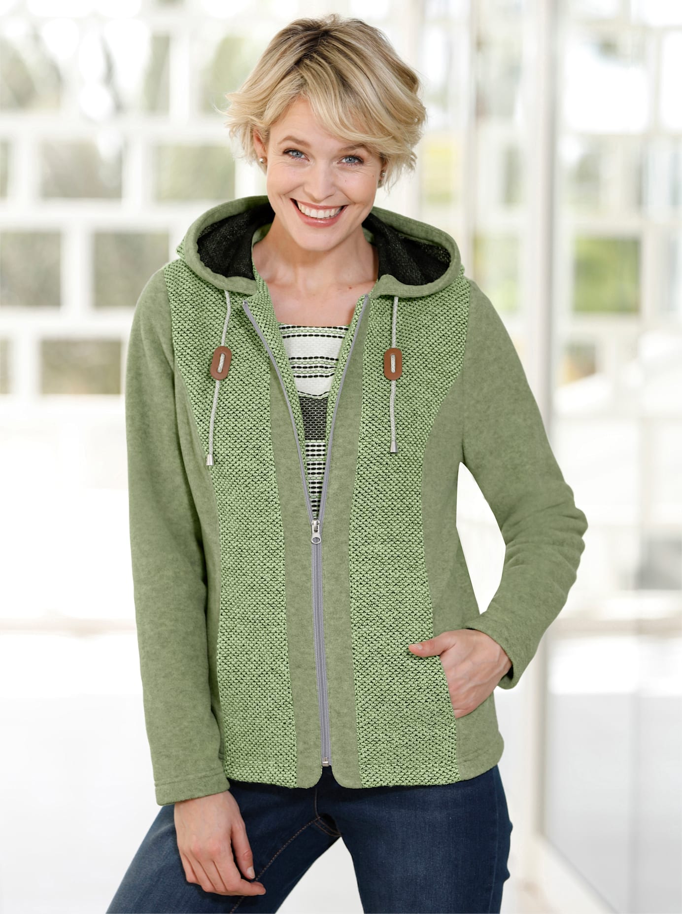 Classic Basics Langjacke mitKapuze günstig online kaufen