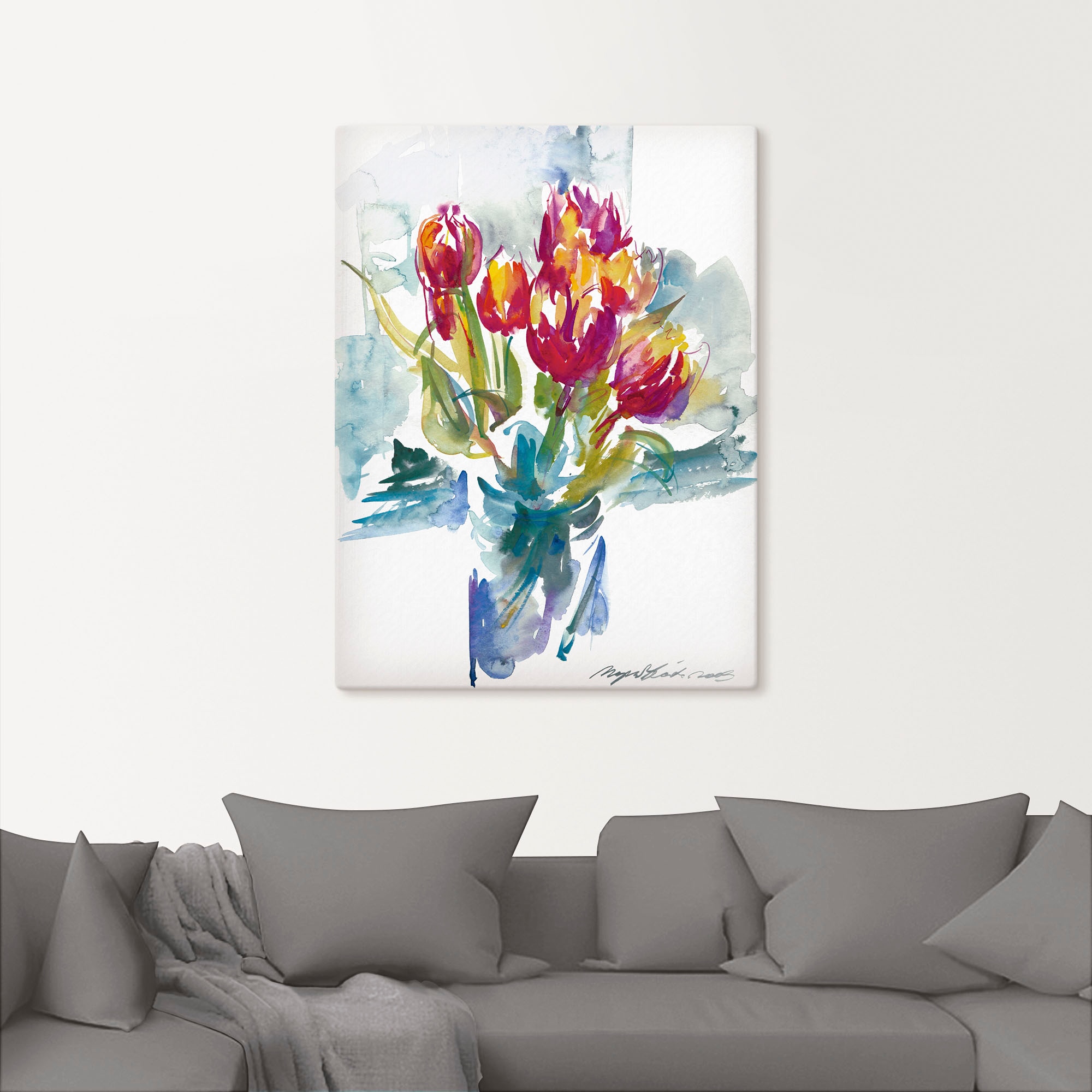 Artland Wandbild »Blumenstrauß I«, Blumen, (1 St.), als Leinwandbild, Poster in verschied. Größen