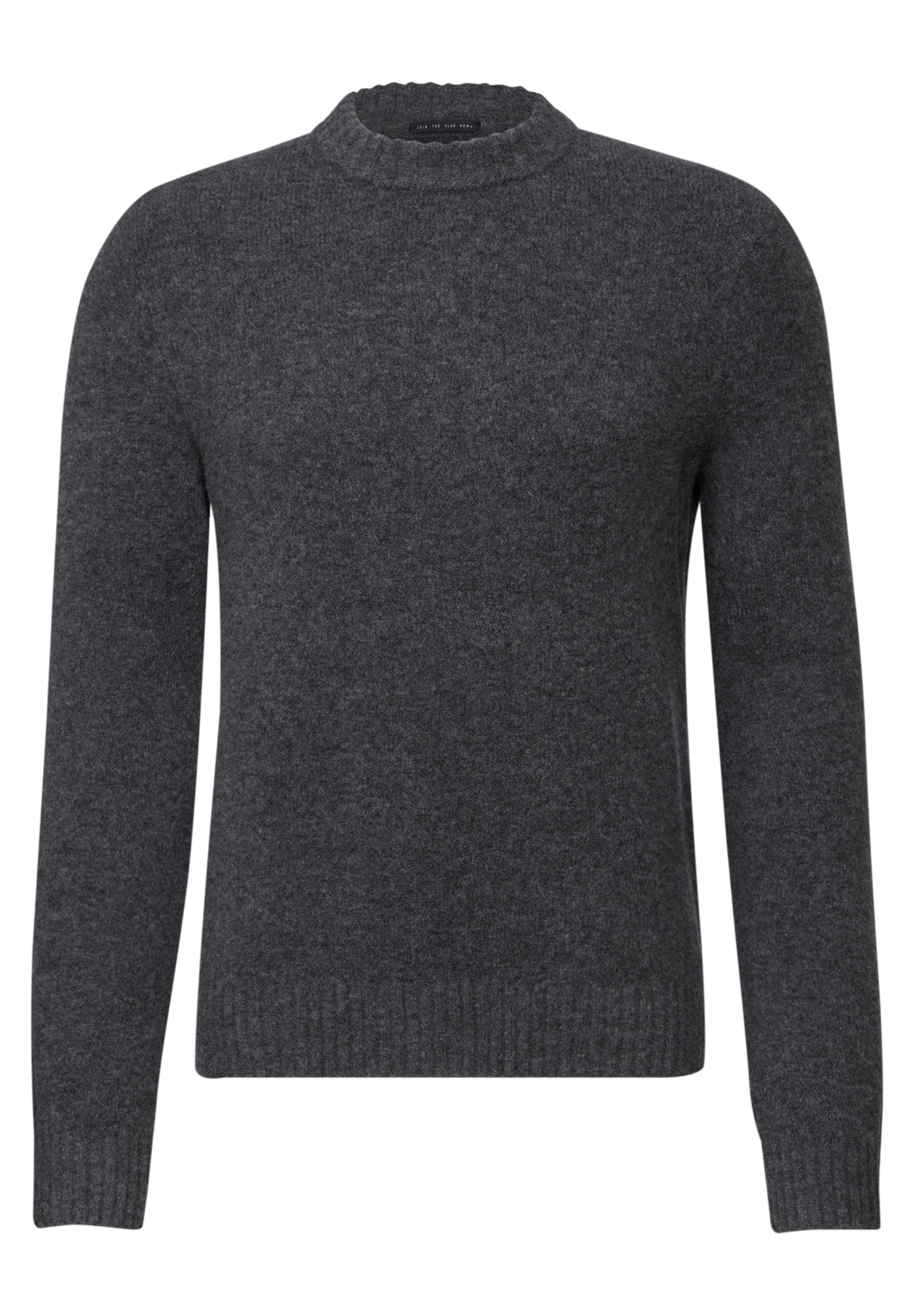 STREET ONE MEN Rundhalspullover, aus elastischem Materialmix