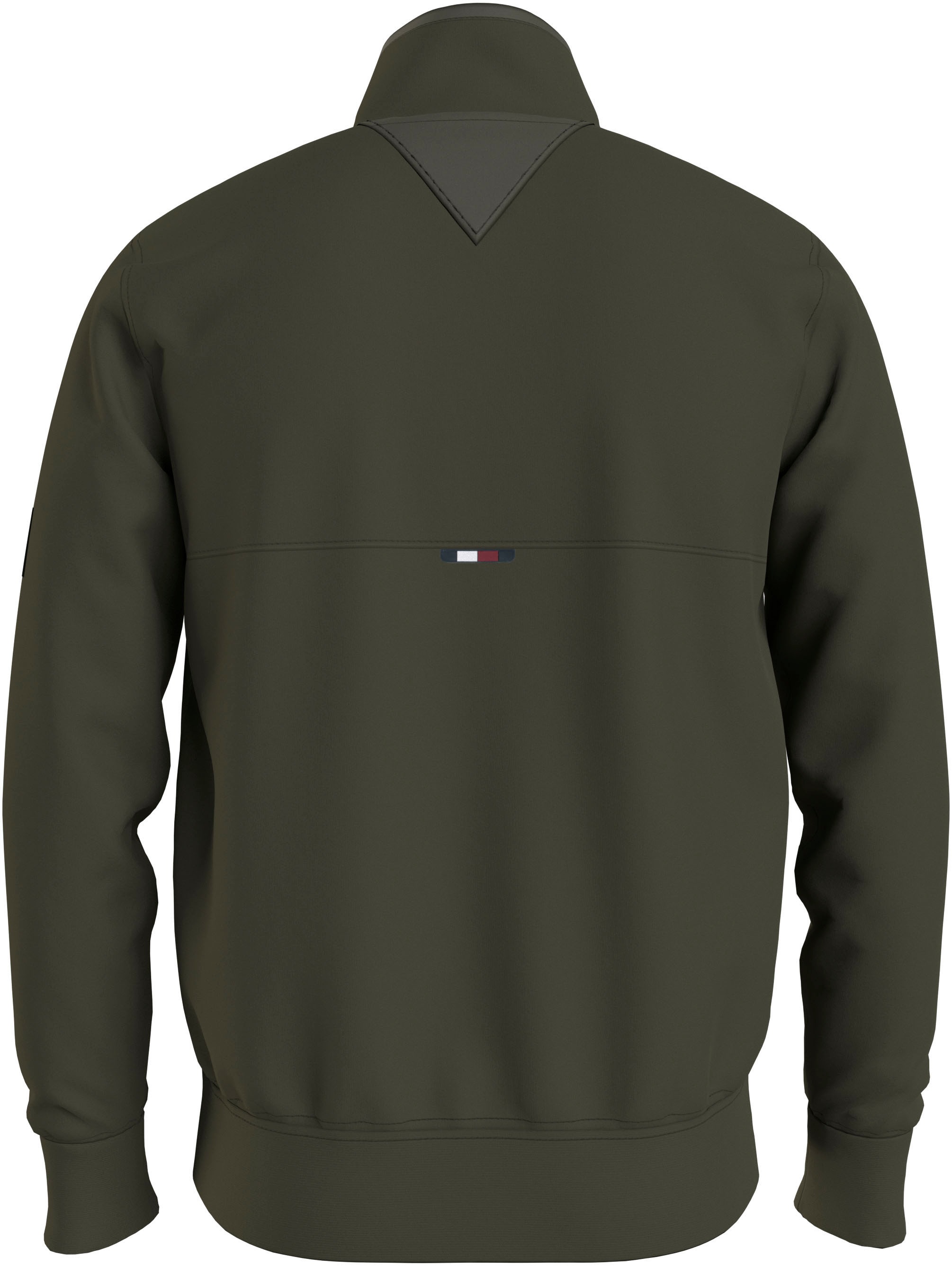Tommy Hilfiger kaufen BAUR COLLAR«, am Sweatshirt MEDIA | Tommy -Branding »CLEAN MIX STAND Hilfiger mit ▷ Rücken