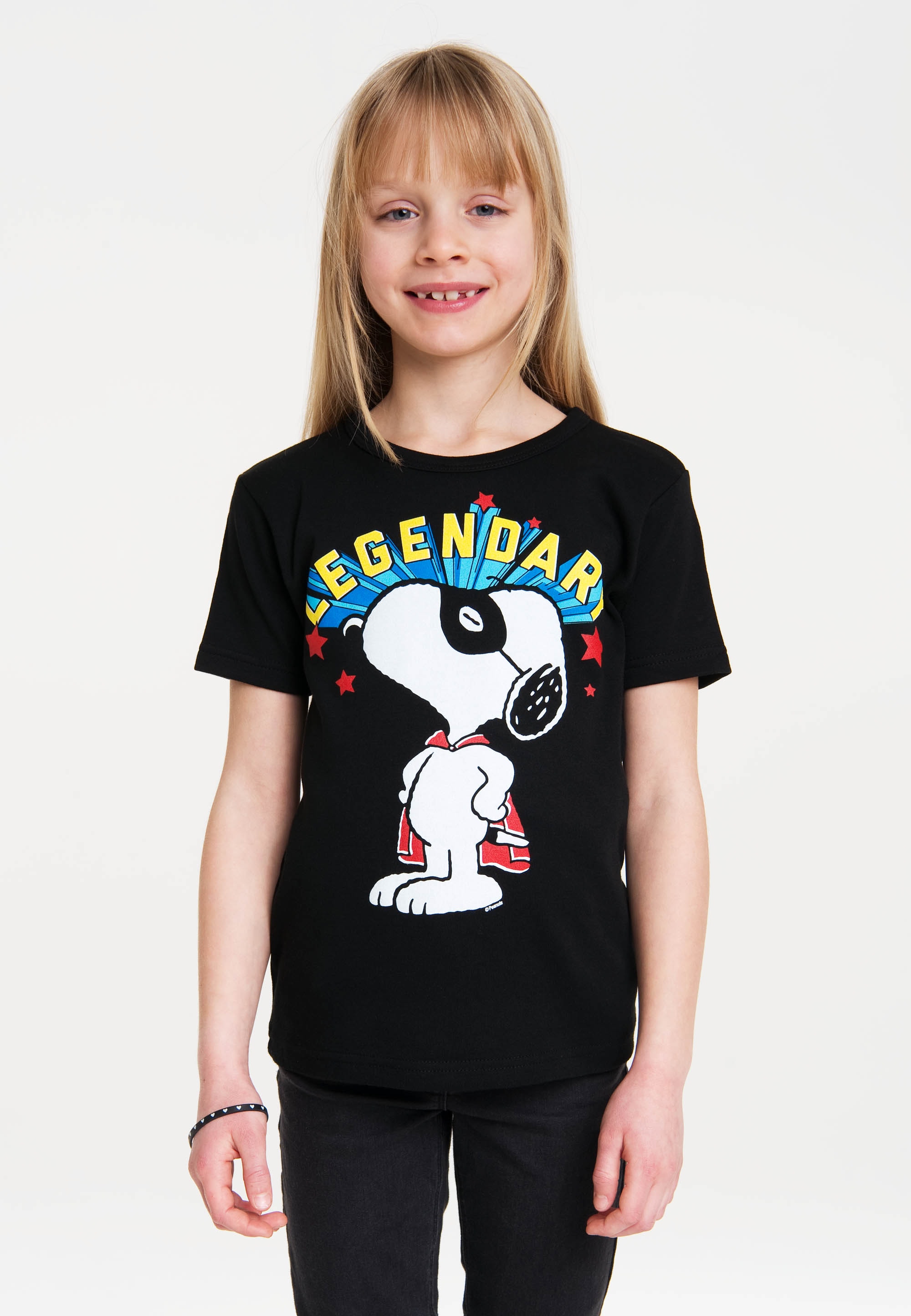 LOGOSHIRT T-Shirt »Peanuts - Legendary Snoopy«, mit Snoopy-Frontprint  bestellen | BAUR