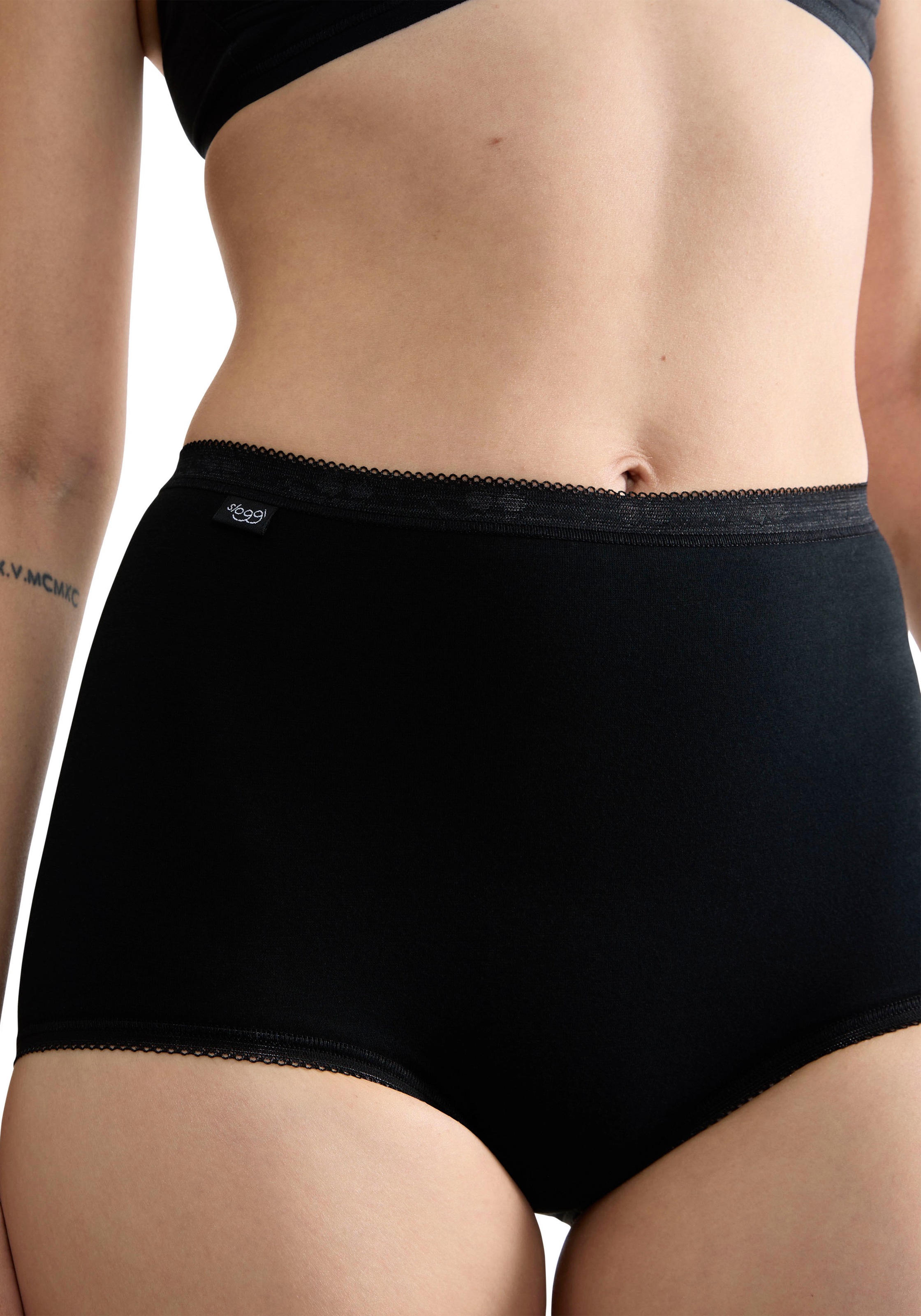 Thumbnail - sloggi Maxislip "Basic+" 2er Pack, perfekter Sitz, Baumwollmix, elastisch, weiche Nähte