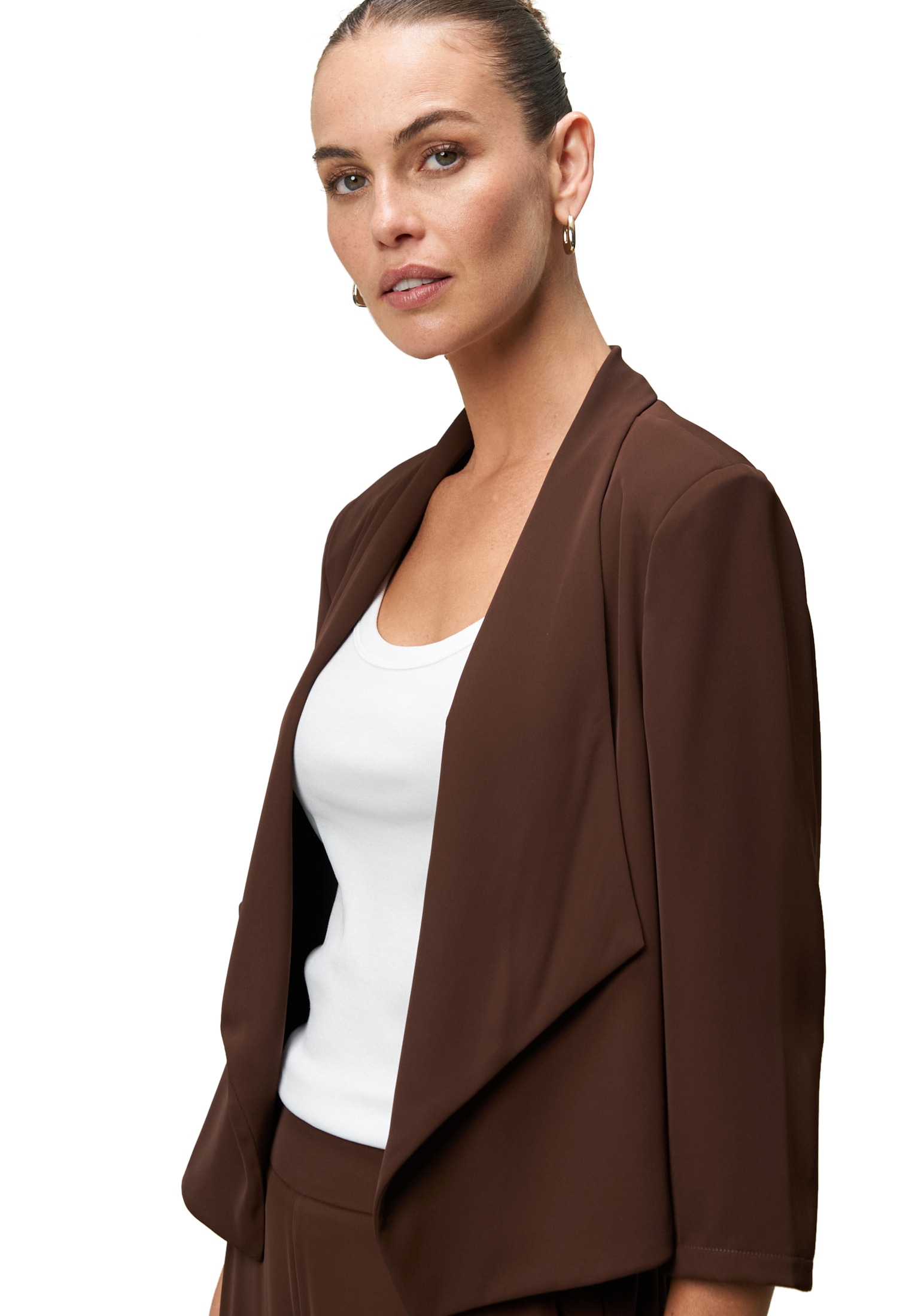 Zero Jackenblazer »zero Blazer offener Style«, Plain/ohne Details