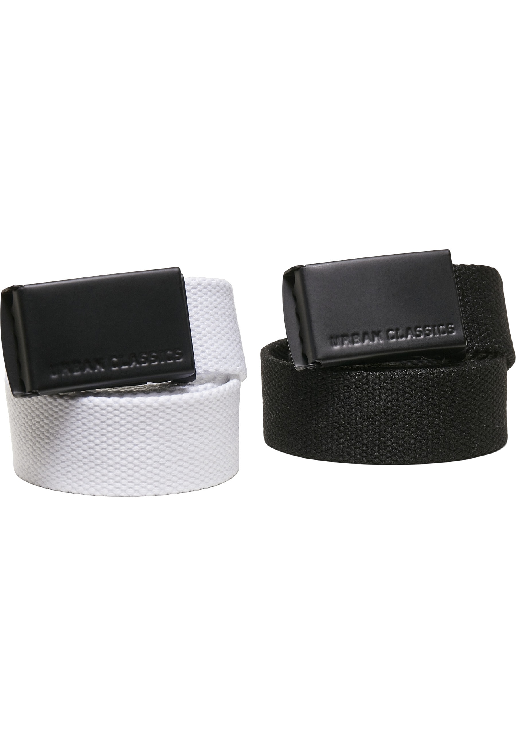 URBAN CLASSICS Hüftgürtel "Urban Classics Unisex Canvas Belt Kids 2-Pack"