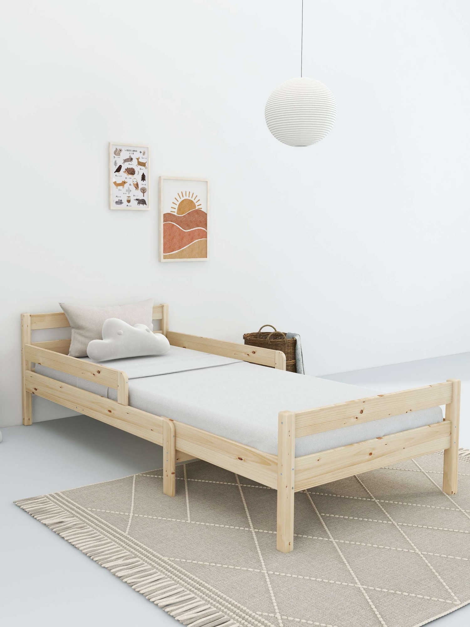 Home affaire Kinderbett "Wenke, ausziehbar von 140 bis 200 cm, FSC" 90cm Br günstig online kaufen