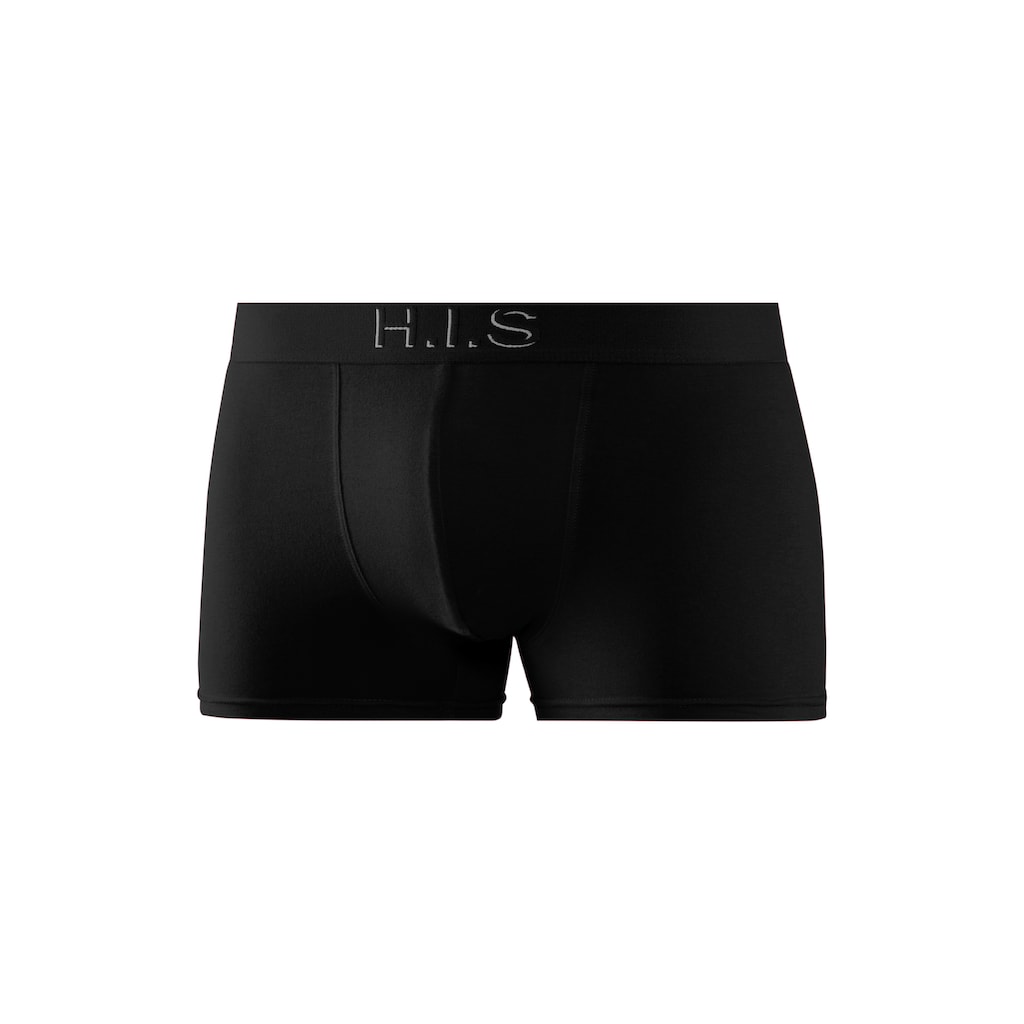 H.I.S Boxer, (Packung, 5 St.), Logo Webbund mit 3D Effekt