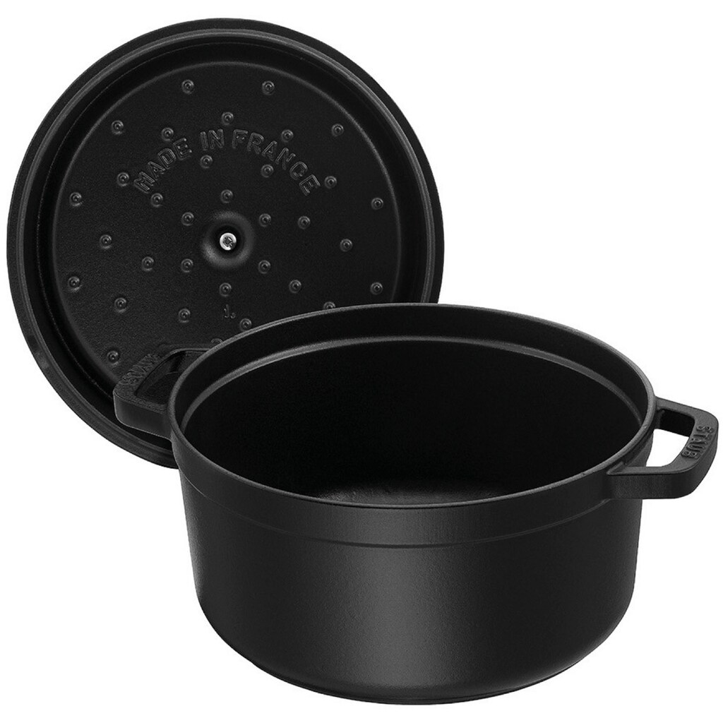 STAUB Bräter »Cocotte«, Gusseisen, (1 tlg.), Gusseisen, rund, robust und langlebig, Induktion