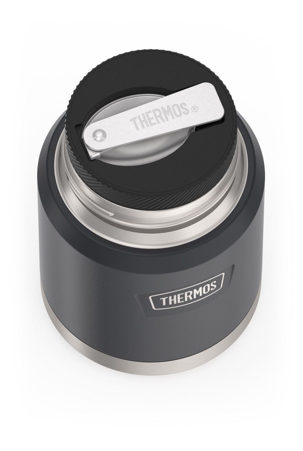THERMOS Thermobehälter »ICON FOOD JAR, Thermobehälter für Essen, spülmaschinenfest«, (1 tlg.), 0,47l, 10h heiß & 24h kalt, dicht & auslaufsicher, mit Löffel