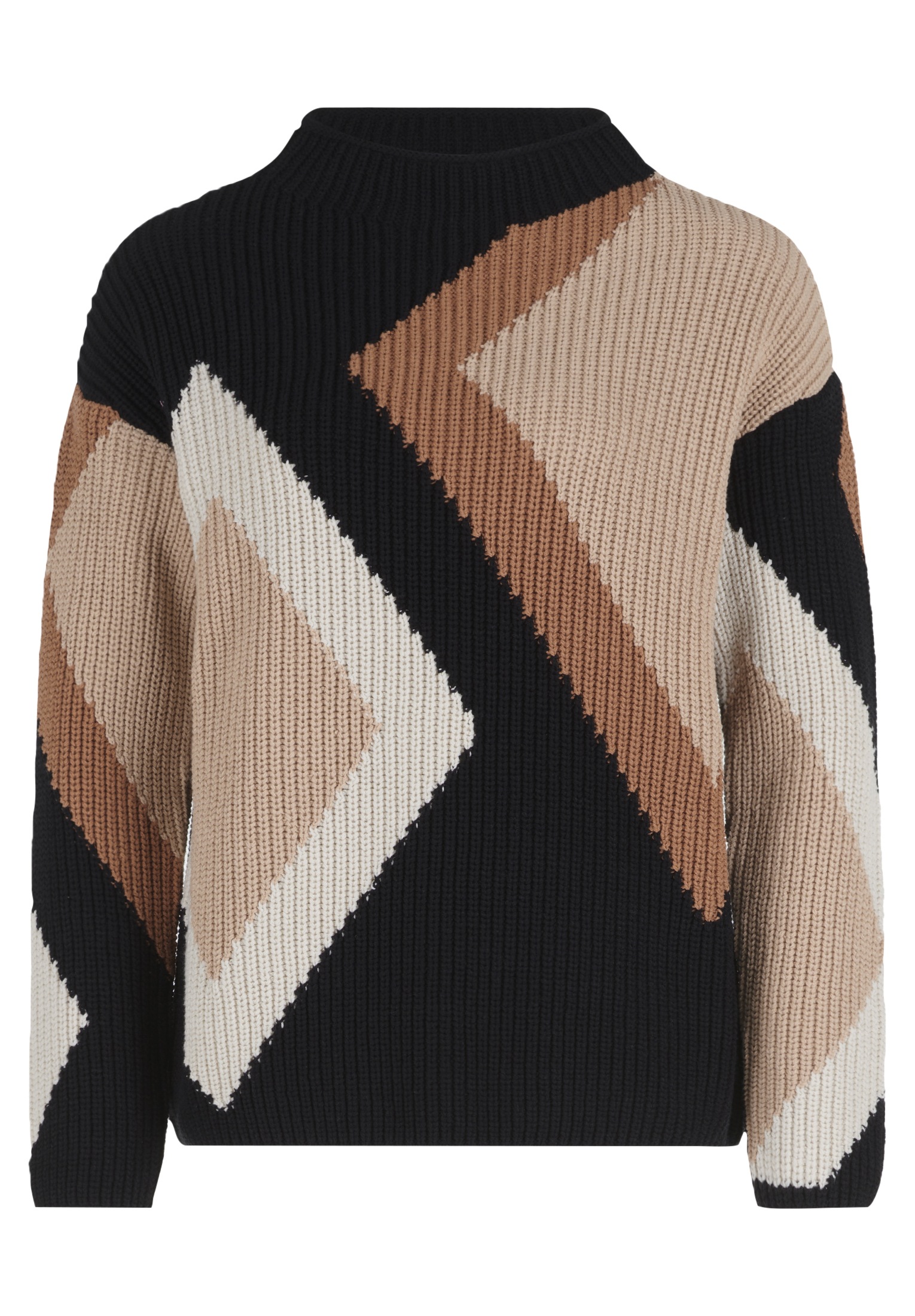 Betty Barclay Strickpullover »Betty Barclay Damen Strickpullover mit Intarsie«, (1 tlg.), Kragen