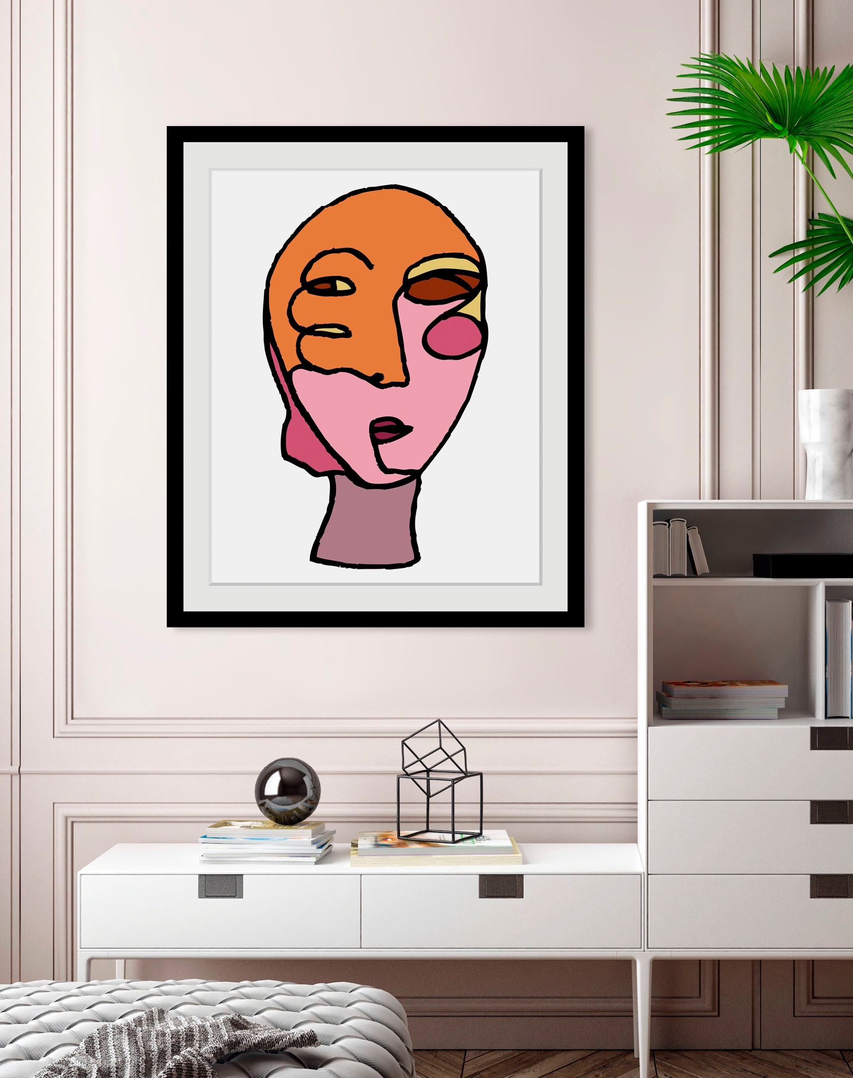 queence Paveikslas »Mike« Abstrakt-Kunst-Figur...