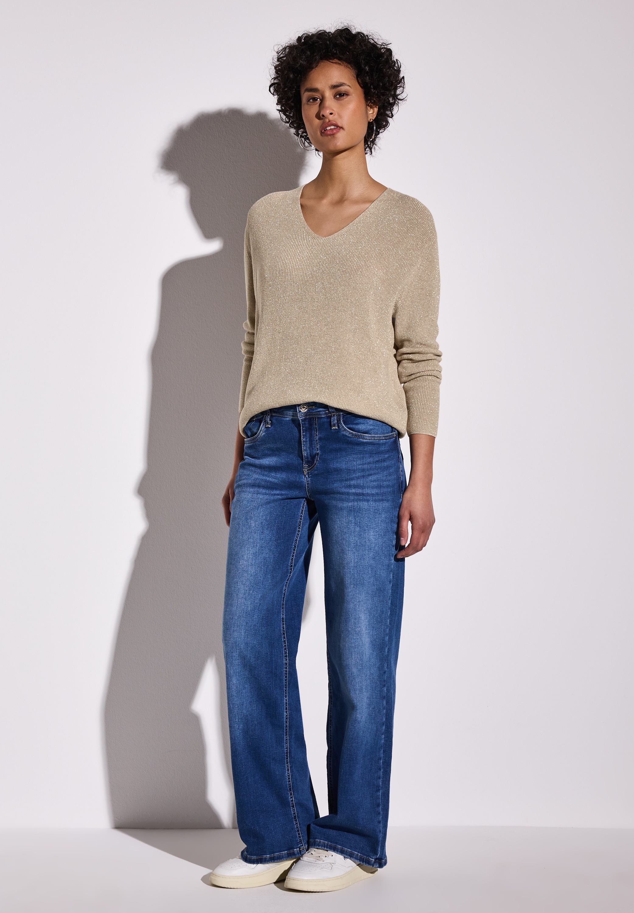 STREET ONE Strickpullover, im soften Baumwoll-Mix