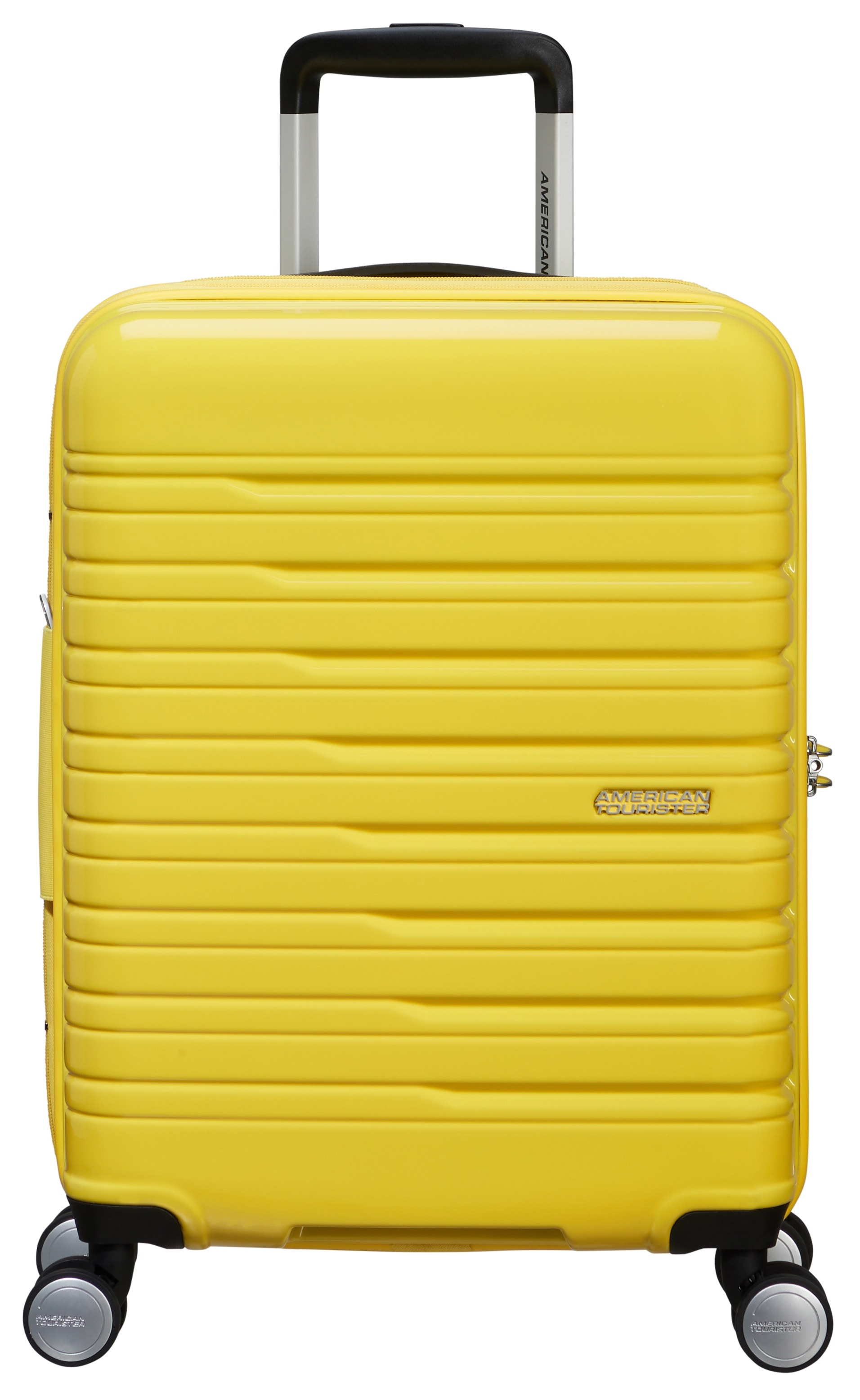 American Tourister Handgepäck-Trolley "FLASHLINE POP 55", 4 St. Rollen, Handgepäck-Koffer Reisegepäck Koffer TSA-Zahlens