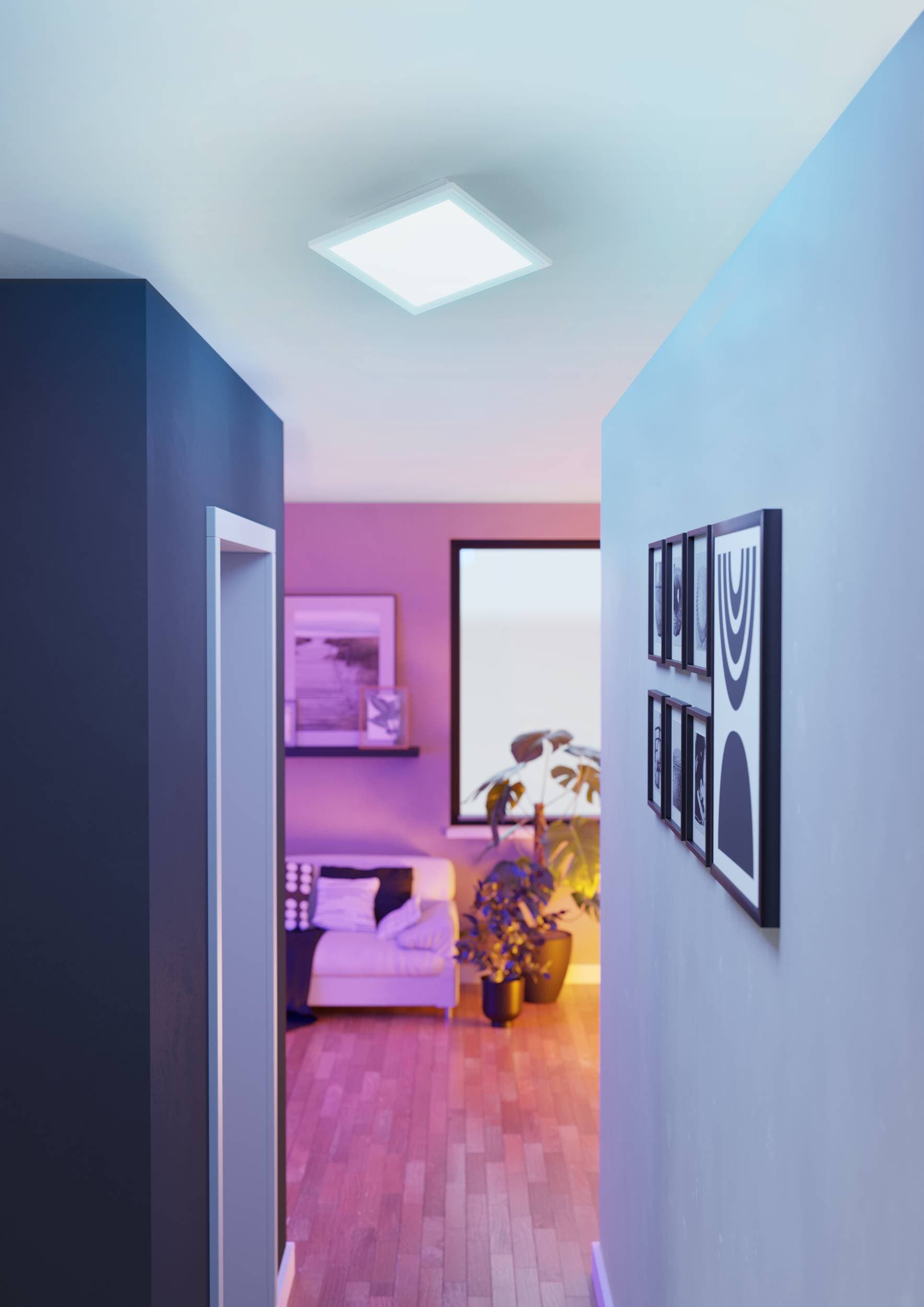 EGLO LED-Deckenleuchte »SALOBRENA-Z«,  in weiß aus Alu / inkl. LED fest integriert - 15,3 Watt
