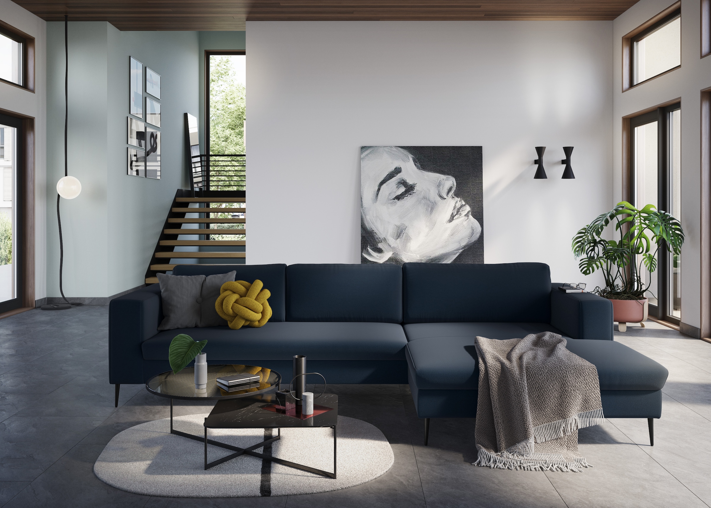 DOMO collection Ecksofa "Modica, zeitlos und elegant, L-Form", moderne Opti günstig online kaufen