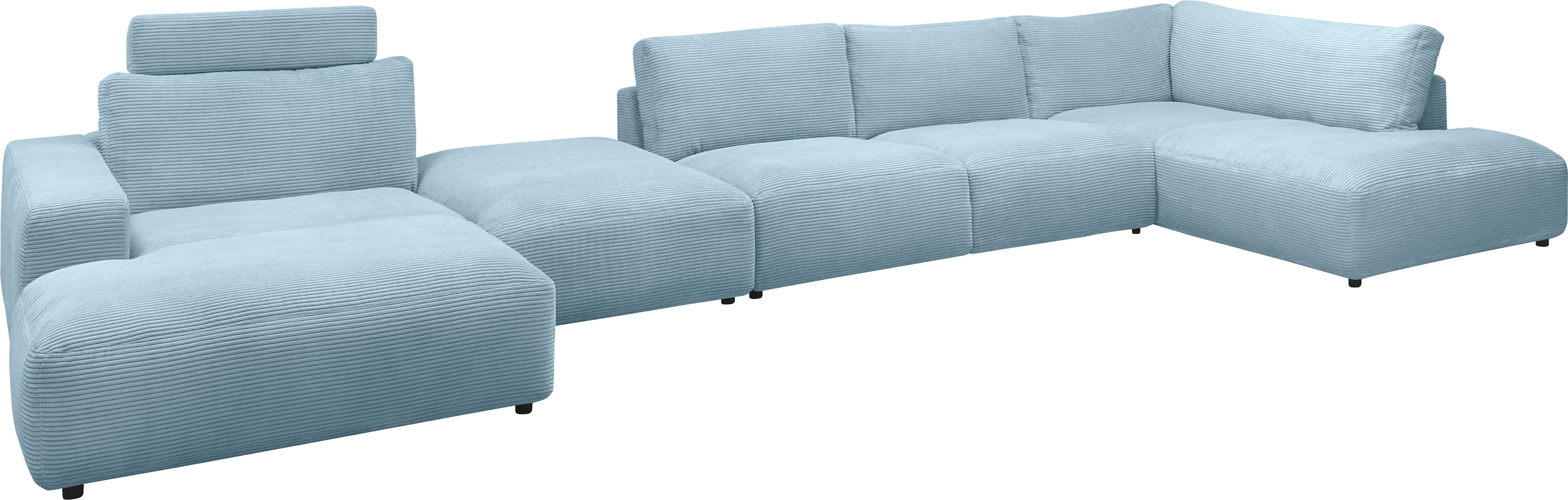 Musterring Wohnlandschaft "Lucia U-Form", Cord-Bezug, inklusive Kopfstütze, günstig online kaufen