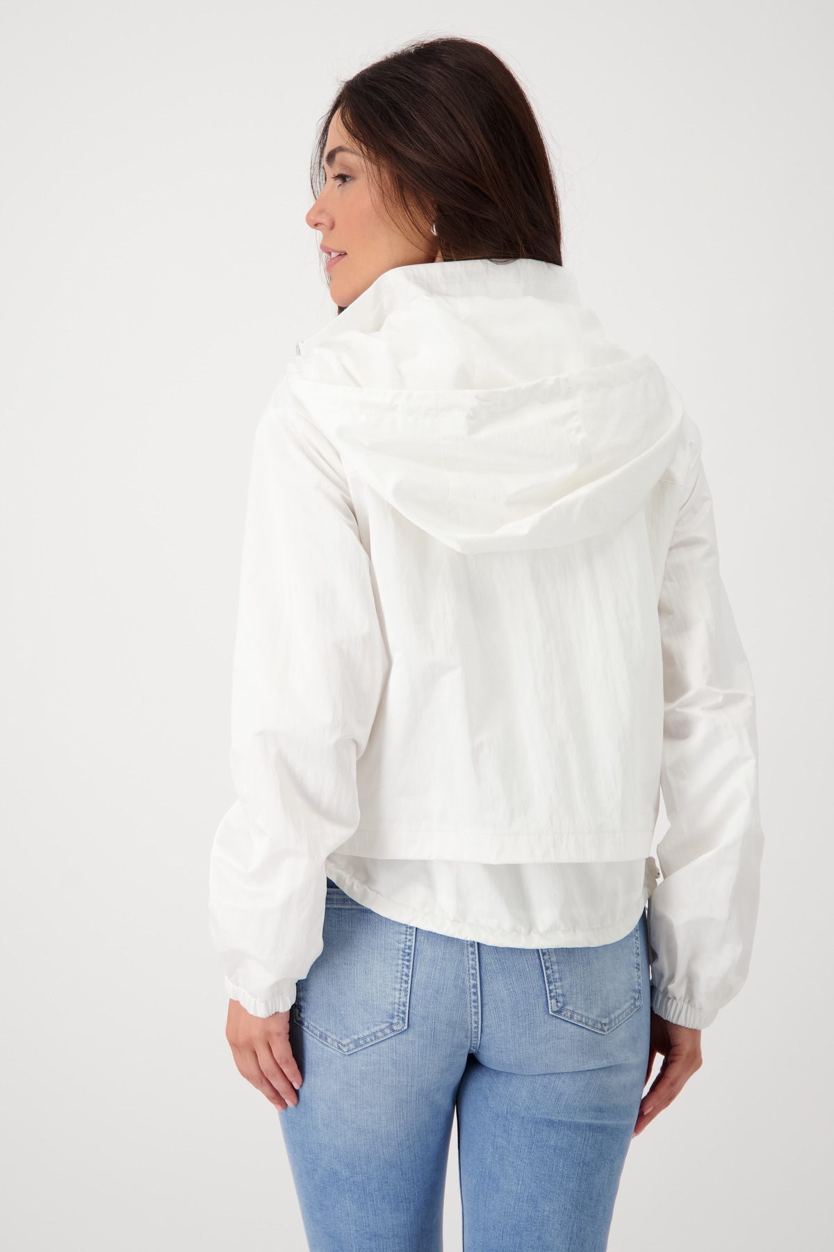 Monari Cargojacke »Jacke Nylon Cargo«, mit Kapuze, Mit Rundhalsausschnitt