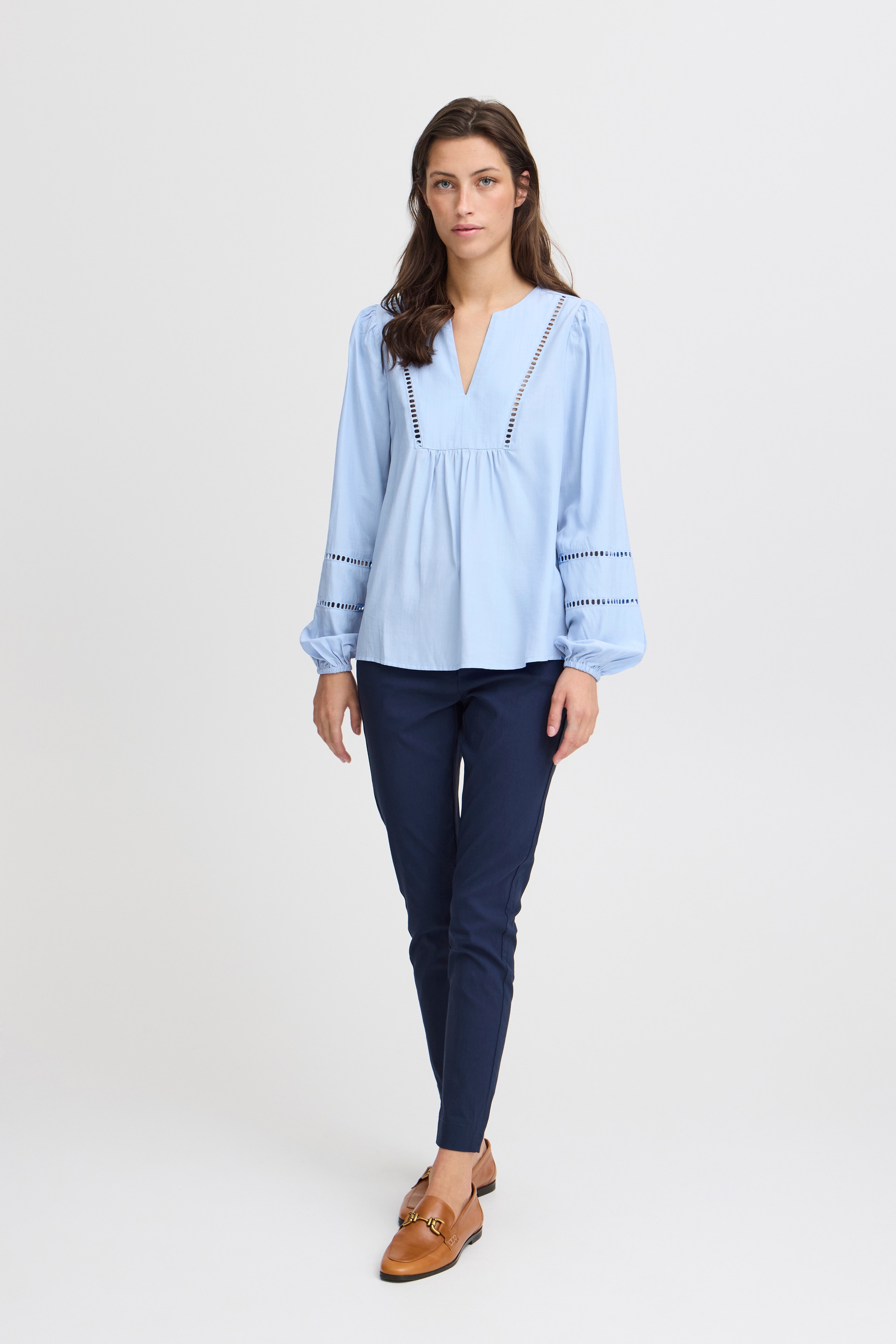 b.young Langarmbluse BYILVILYA BLOUSE - lässige Bluse günstig online kaufen