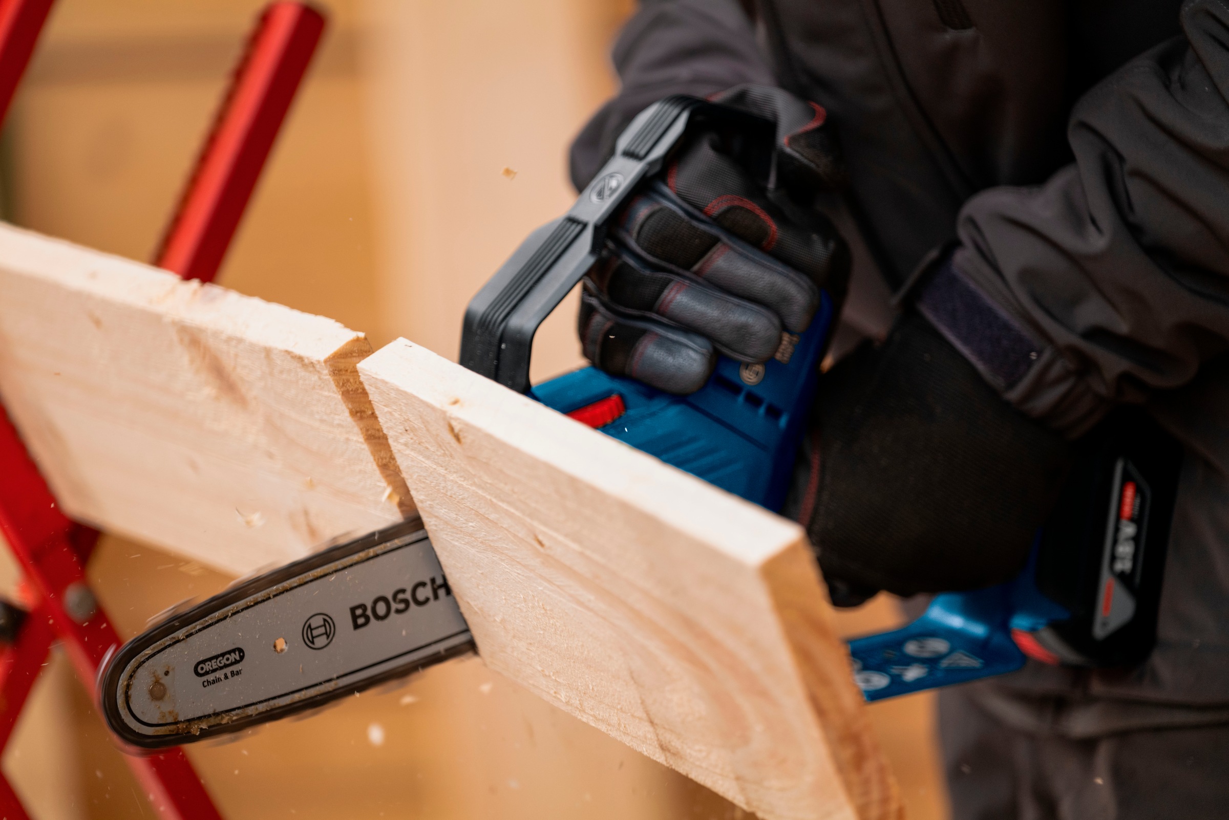 Bosch Professional Akku-Kettensäge »Mini »GKE 18V-20««, (BxLxH: 28x51x11 cm), ohne Akku, ohne Ladegerät