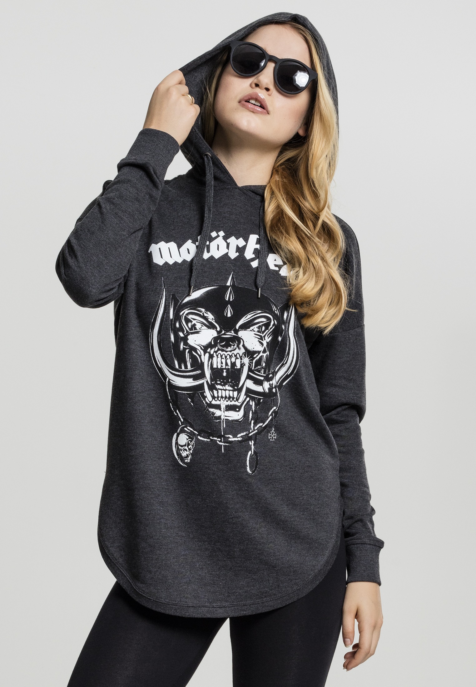 Merchcode Kapuzenpullover »Damen Ladies Motörhead Everything Louder Oversized Hoody« (1 tlg.)