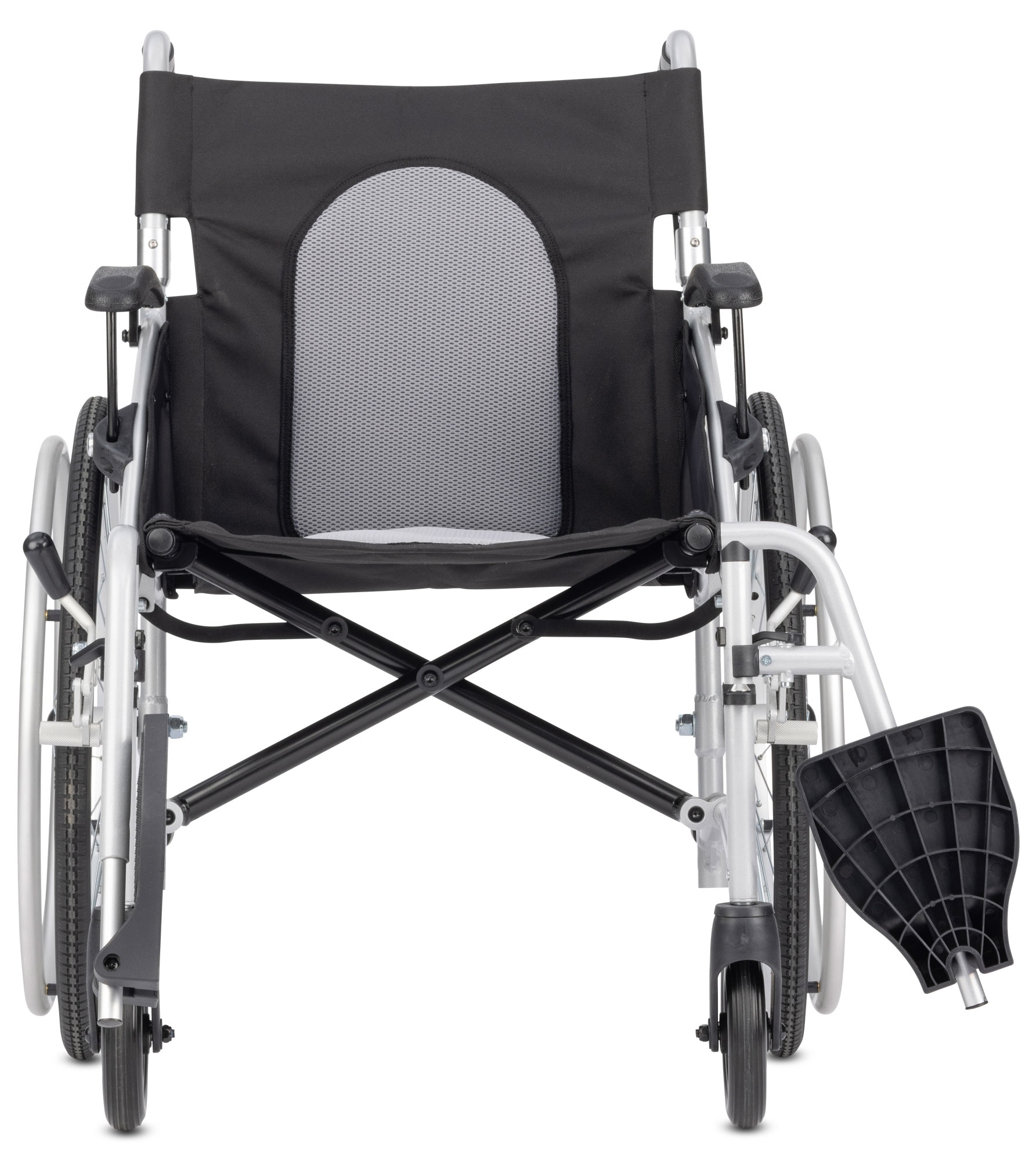 Bischoff & Bischoff Transportrollstuhl »Vida 22"«, Die perfekte Wahl für Reisen und Mobilität unterwegs, nur 11 kg