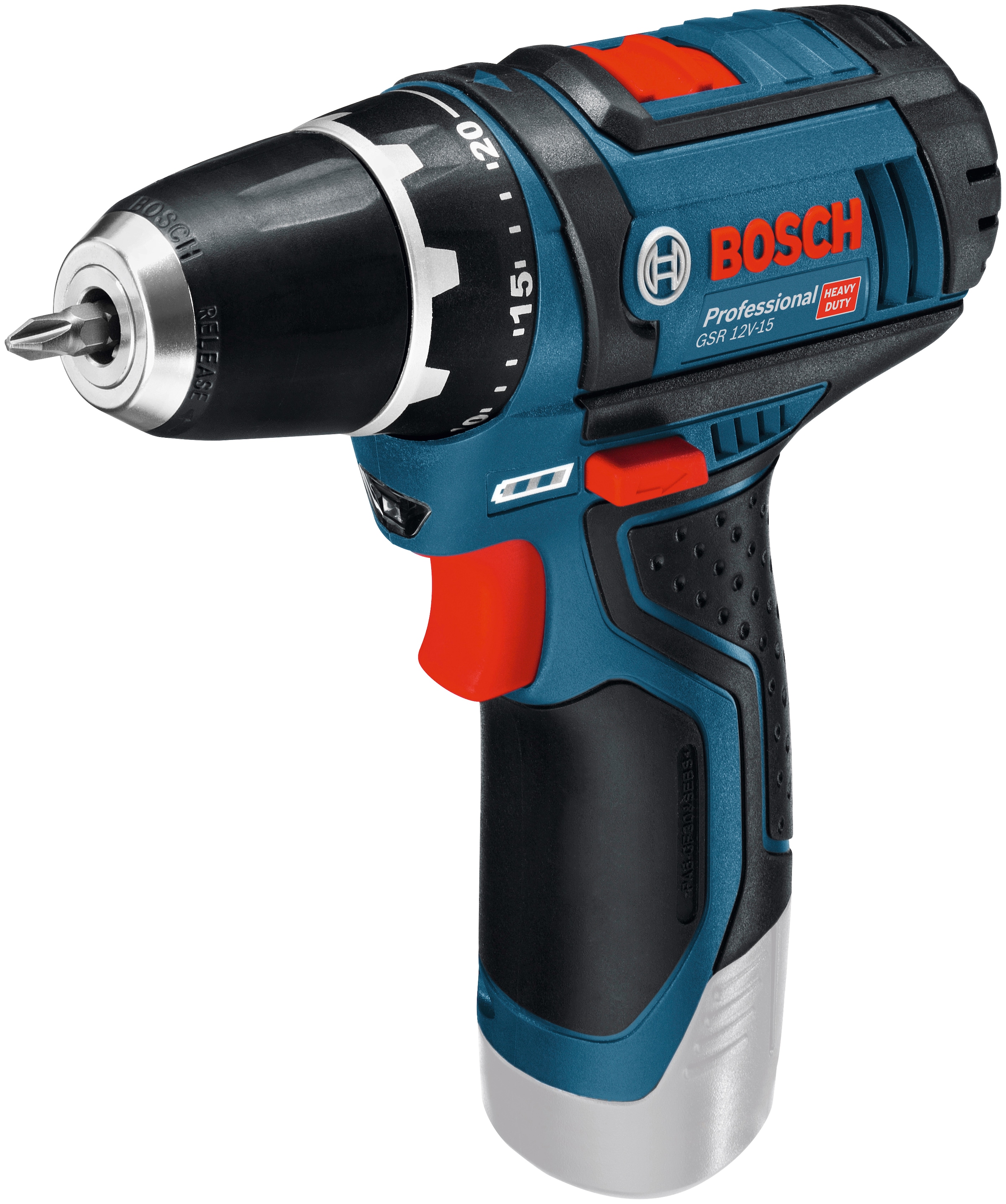 Bosch Professional Akku-Bohrschrauber »GSR 12V-15-LI«, ohne Akku, ohne Ladegerät